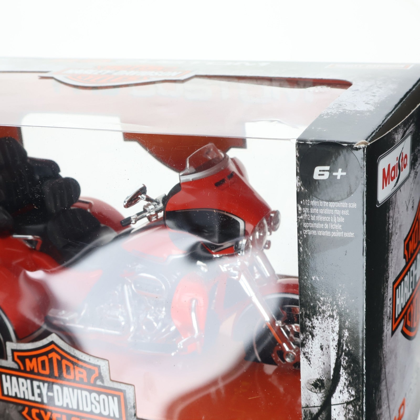 【中古即納】[MDL] H-D CUSTOM 1/12 Harley Davidson(ハーレーダビッドソン) 2021 CVO TRI GLIDE(オレンジ) 完成品 ミニカー Maisto(マイスト)(19991231)
