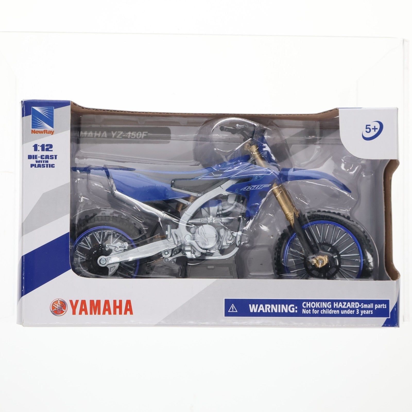 【中古即納】[MDL] 1/12 YAMAHA YZ450F Dirt Bike(ブルー) 完成品 ミニカー(58313) NewRay(ニューレイ)(19991231)