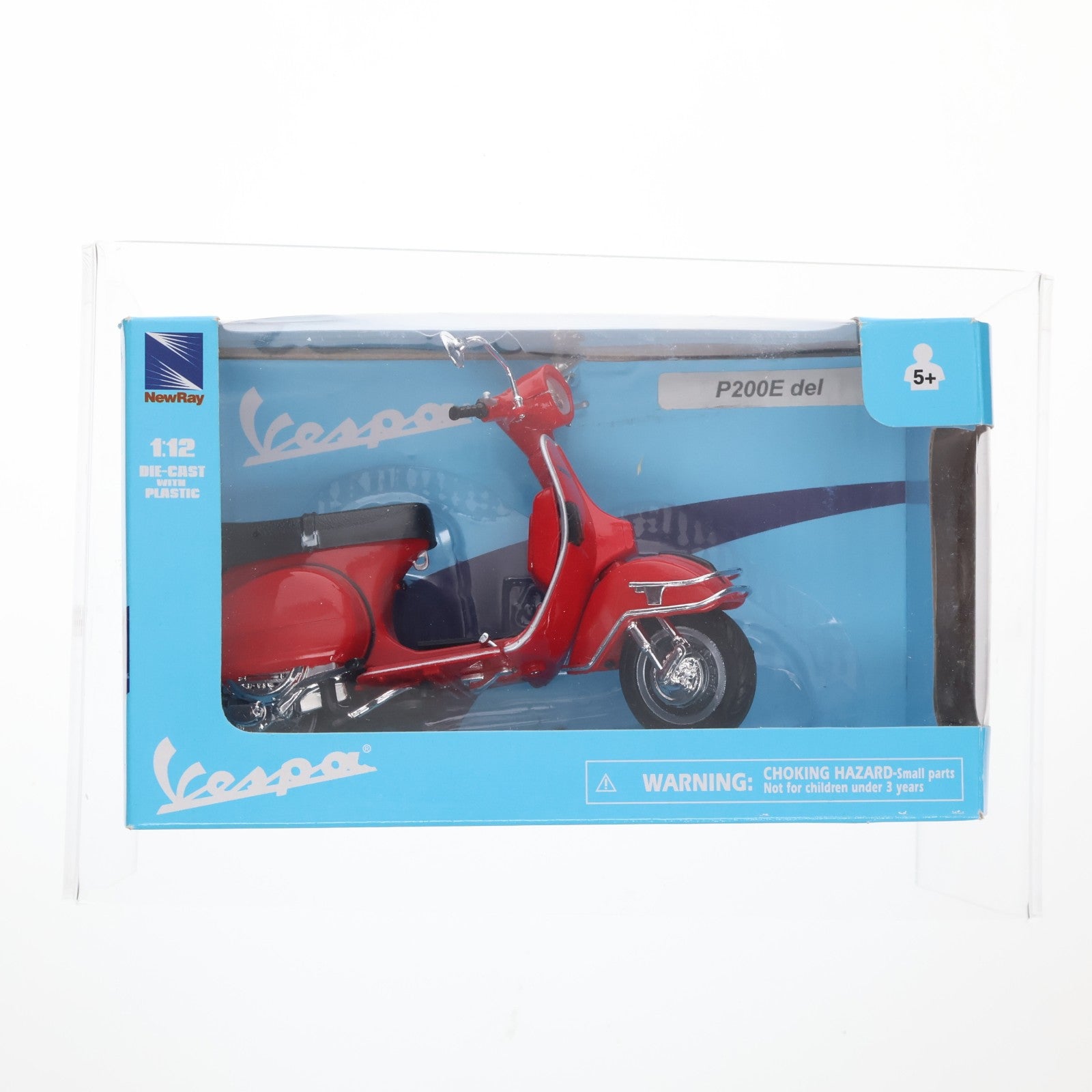 【中古即納】[MDL] 1/12 Vespa P200E del 1978(レッド) 完成品 ミニカー(42123) NewRay(ニューレイ)(19991231)