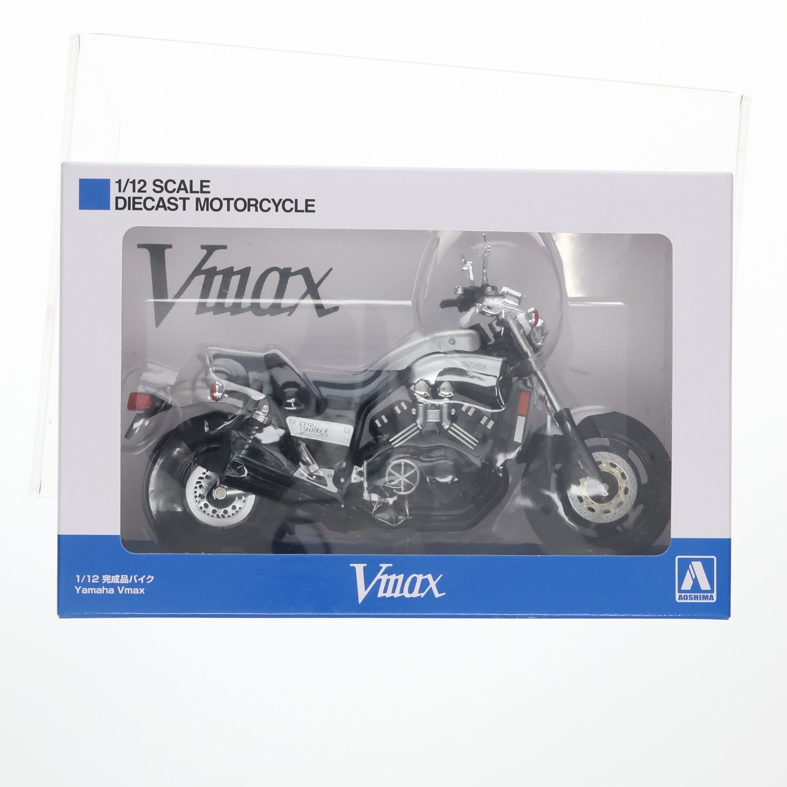 【中古即納】[MDL] 1/12 完成品バイク Yamaha Vmax ニューシルバーダスト 完成品 ミニカー(111864) スカイネット(アオシマ)(20240830)