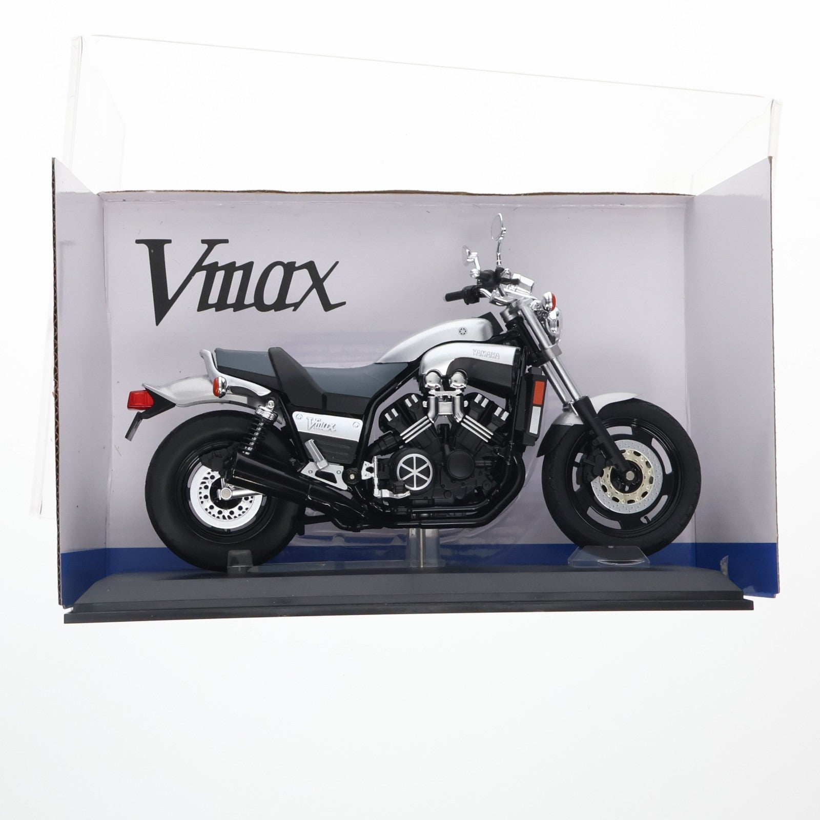 【中古即納】[MDL] 1/12 完成品バイク Yamaha Vmax ニューシルバーダスト 完成品 ミニカー(111864) スカイネット(アオシマ)(20240830)