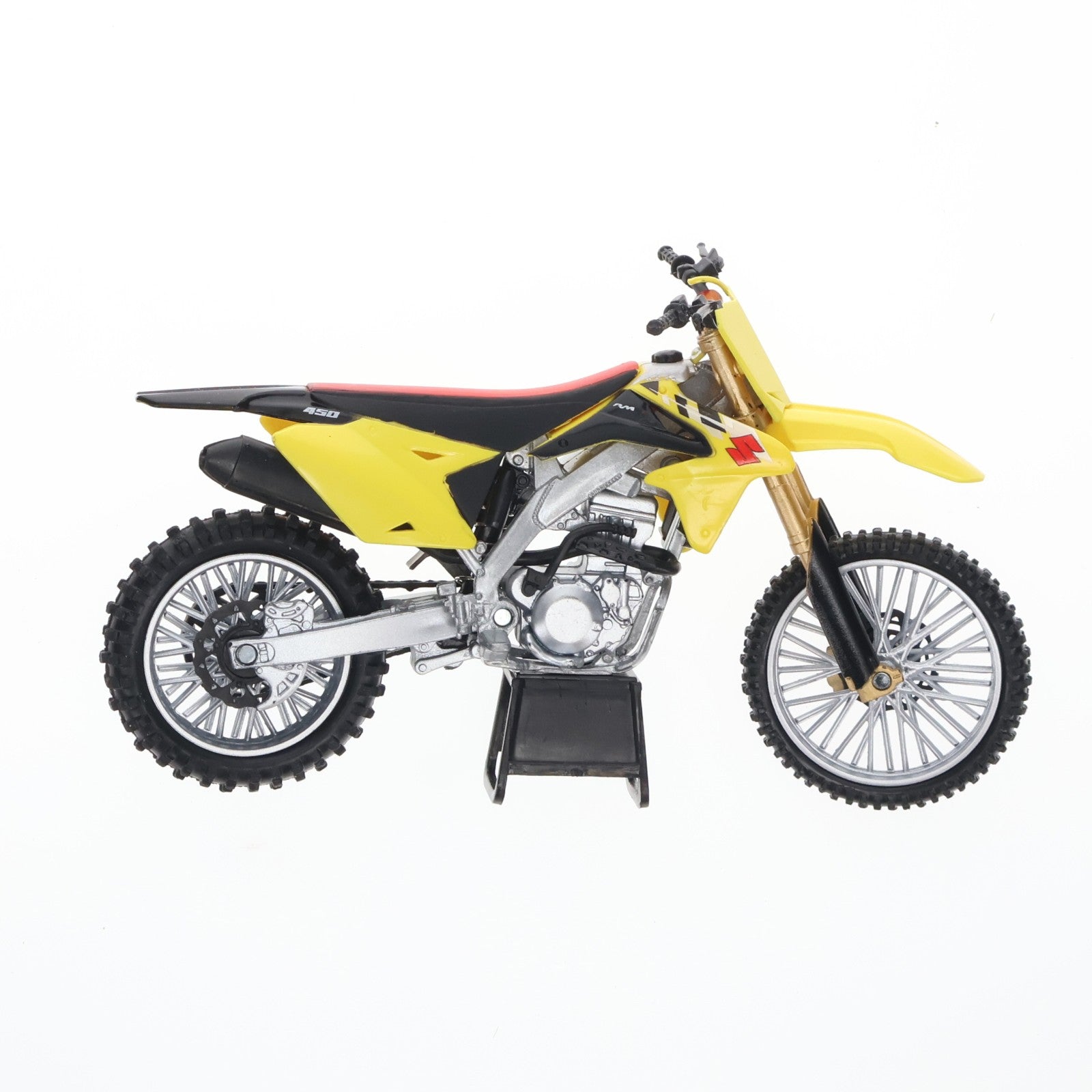 【中古即納】[MDL] 1/12 SUZUKI RM-Z450(イエロー×ブラック) 完成品 ミニカー(57643) NewRay(ニューレイ)(19991231)