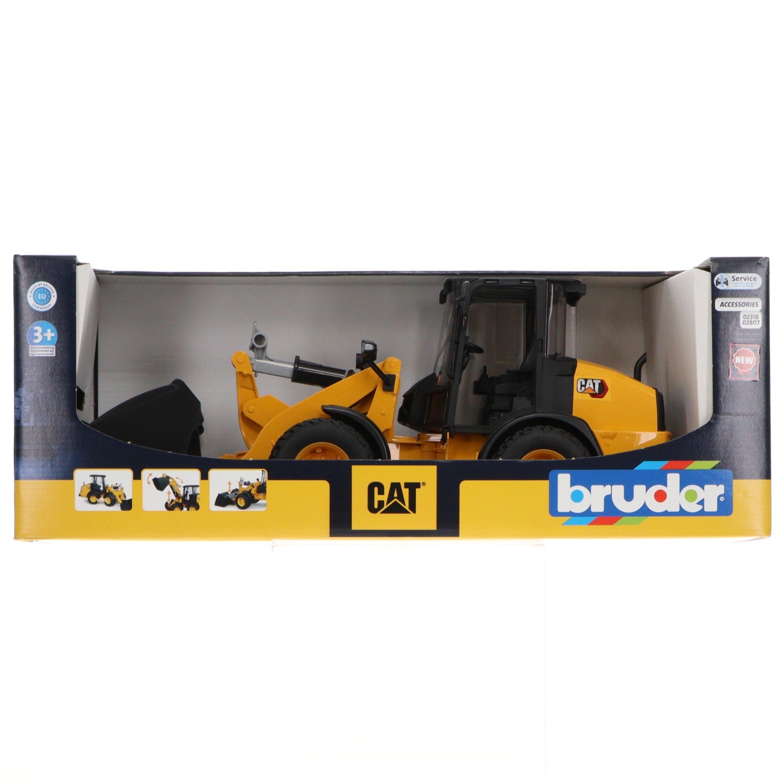 【中古即納】[TOY] プロシリーズコレクション 02485 1/16 CATホイールローダー 完成トイ bruder(ブルーダー)(19991231)