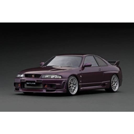 【中古即納】[MDL] 1/18 Nissan Skyline(スカイライン) GT-R (BCNR33) Midnight Purple 完成品 ミニカー(IG2779) ignition model(イグニッションモデル)(20230219)