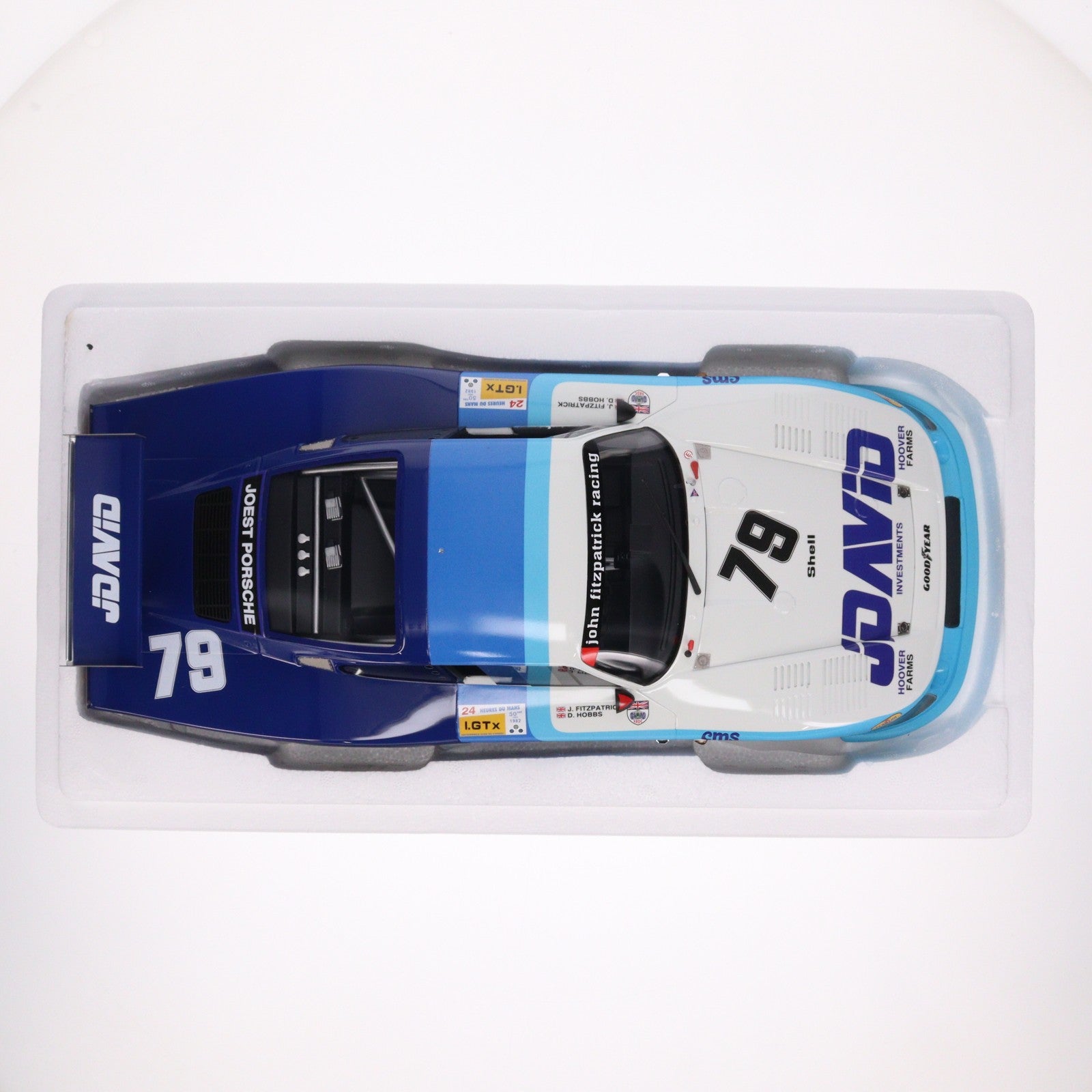 【中古即納】[MDL] 1/12 Porsche(ポルシェ) 935/78 Moby Dick No.79 24h Le Mans 1982 Fitzpatrick/Hobbs 完成品 ミニカー(CMR12031) CMR(20260228)