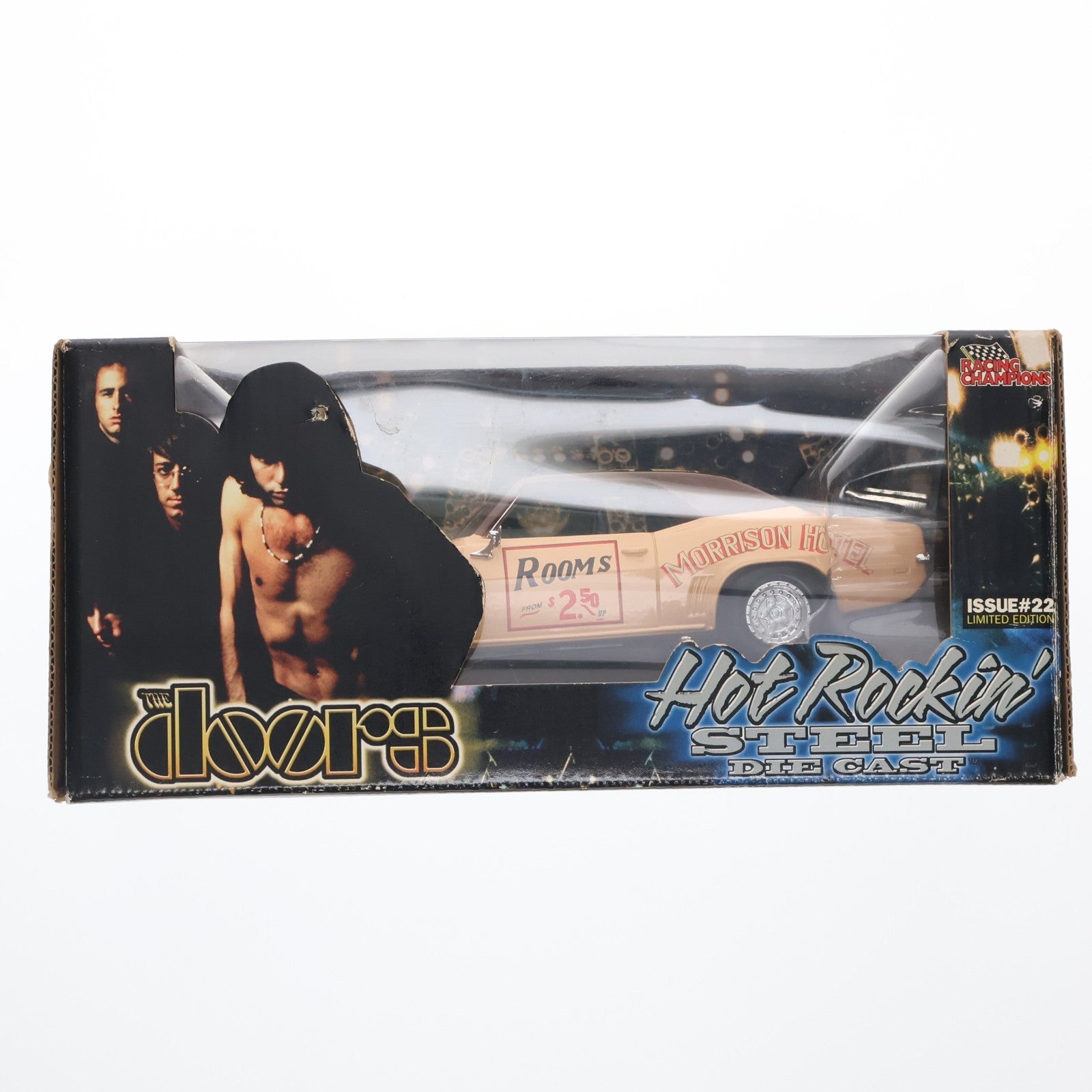 【中古即納】[MDL] THE doors(ザ・ドアーズ) MORRISON HOTEL CAR(モリソン・ホテル カー)(ベージュ×ブラウン) 完成品 ミニカー(94950) RACING CHAMPIONS(レーシングチャンピオン)(19991231)