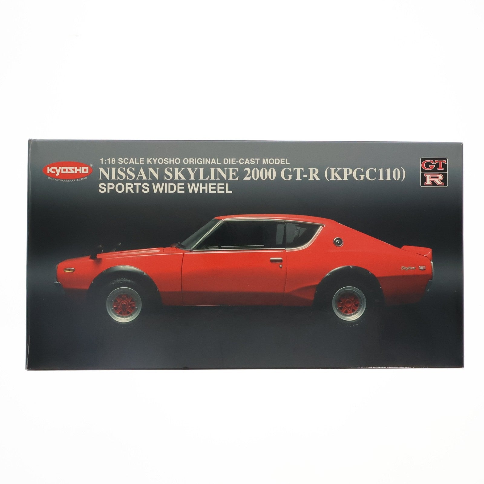 【中古即納】[MDL] 1/18 Nissan Skyline(スカイライン) 2000 GT-R KPGC110 1972 StreetSports Order Limited(レッド) 完成品 ミニカー(K08254R) 京商(20091031)
