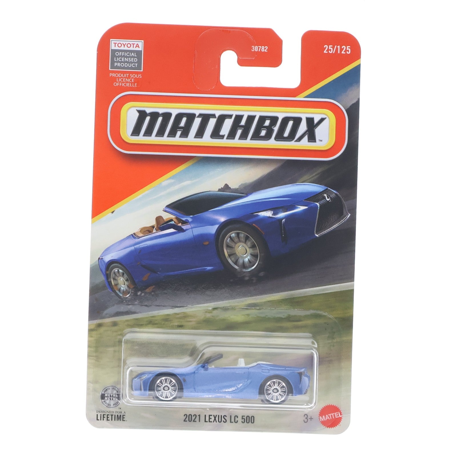 【中古即納】[MDL] (単品) 1/64 LEXUS(レクサス) LC 500(ブルー) MATCHBOX 完成品 ミニカー マテル(20211231)