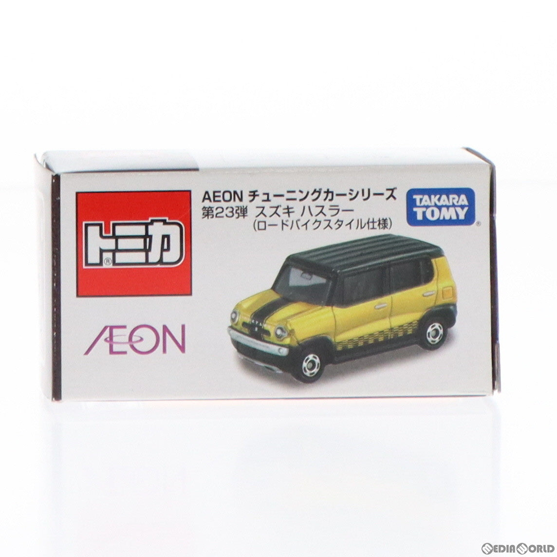 【中古即納】[MDL] イオン限定 トミカ AEON チューニングカーシリーズ 第23弾 1/58 スズキ ハスラー ロードバイクスタイル仕様(ゴールド×ブラック) 完成品 ミニカー タカラトミー(19991231)