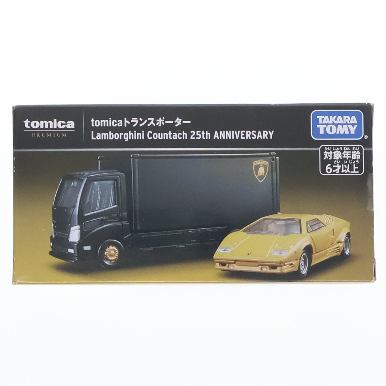【中古即納】[MDL] トミカプレミアム 1/62 Tomica トランスポーター Lamborghini Countach(ランボルギーニ カウンタック) 25th ANNIVERSARY 完成品 ミニカー タカラトミー(20230121)