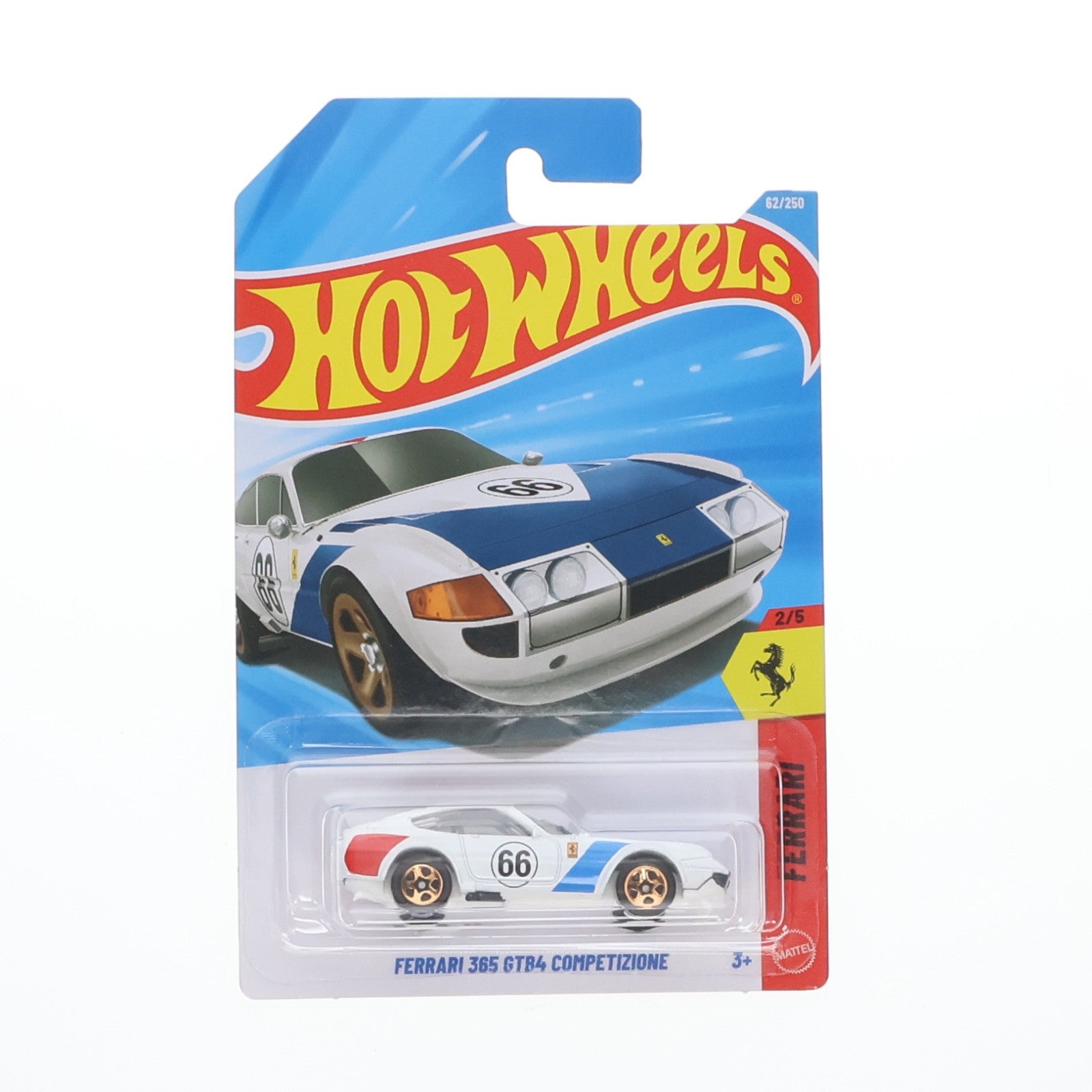 【中古即納】[MDL] Hot Wheels(ホットウィール) ベーシックカー 1/64 フェラーリ 365 GTB4 コンペティツィオーネ 完成品 ミニカー(JMX22-9866) マテル(20260404)