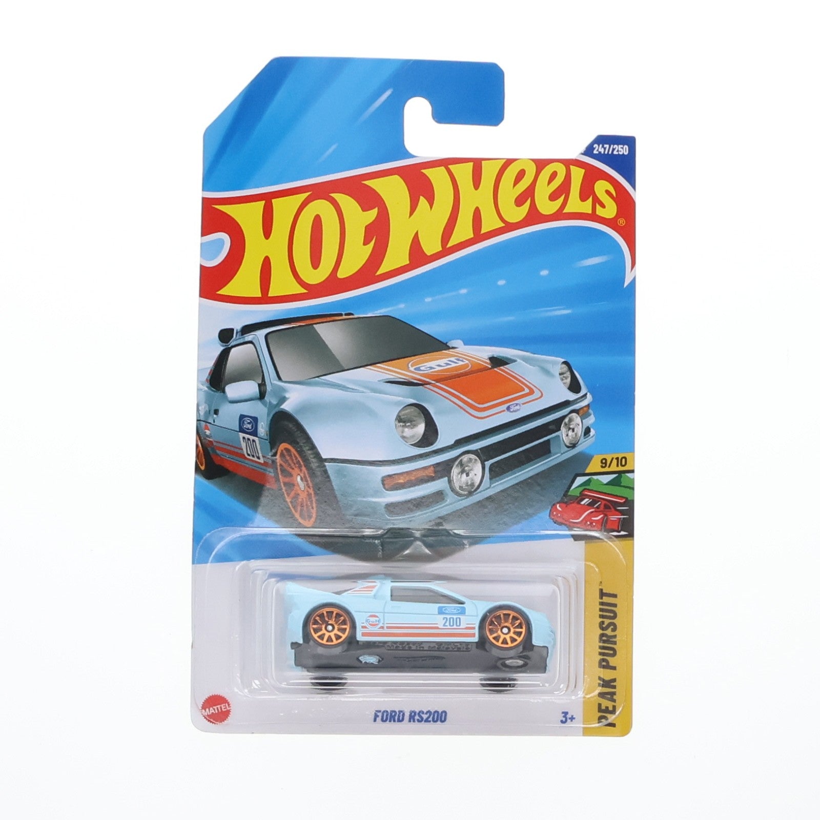【中古即納】[MDL] Hot Wheels(ホットウィール) ベーシックカー 1/64 フォード RS200 完成品 ミニカー(JFN79-9866) マテル(20260103)