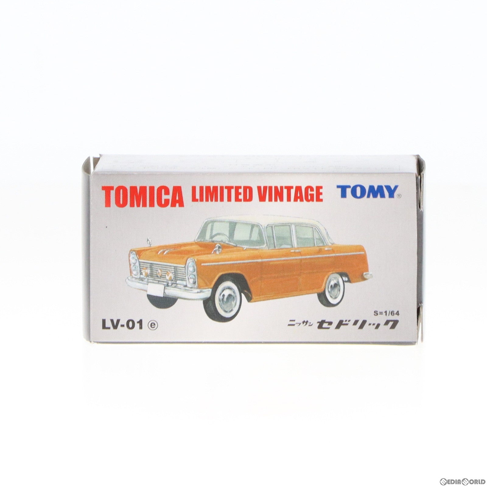 【中古即納】[MDL] トミカリミテッドヴィンテージ 1/64 TLV-01e ニッサン セドリック(ブラウン) 完成品 ミニカー(205449) TOMYTEC(トミーテック)(20040528)