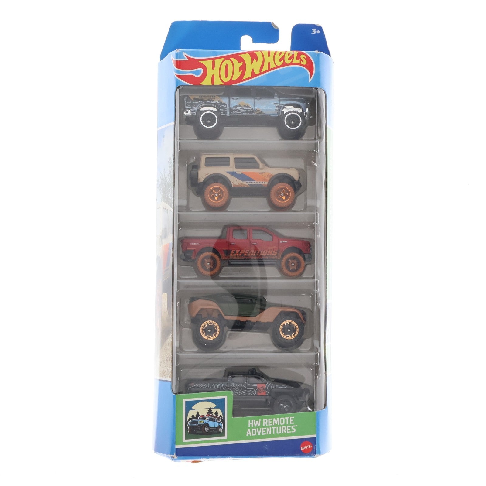 【中古即納】[MDL] Hot Wheels(ホットウィール) 1/64 HW REMOTE ADVENTURES(5台セット) 完成品 ミニカー(HLY74) マテル(20221231)