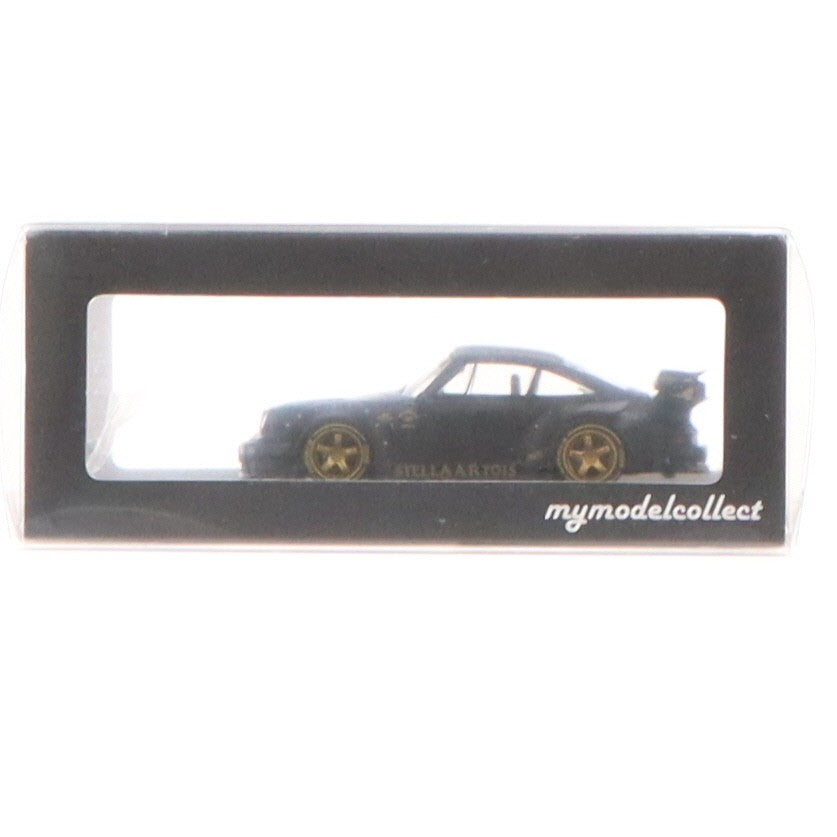 【中古即納】[MDL] 1/64 RWB930 3.8 Type High Wing Matte Black Gold Wheel(フィギュア付き) 完成品 ミニカー(MC640003D) modelcollect(モデルコレクト)(20251231)