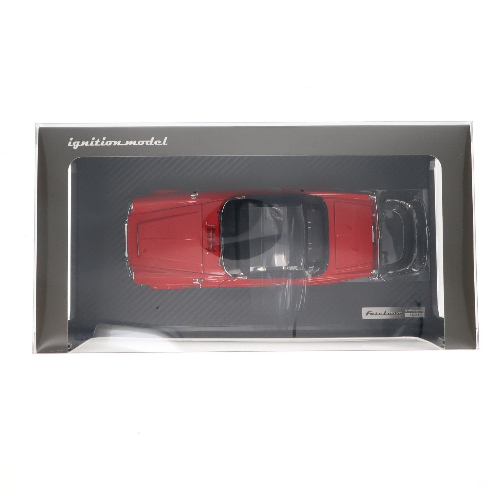 【中古即納】[MDL] 1/18 DATSUN Fairlady(ダットサン フェアレディ) 2000 SR311(レッド) 完成品 ミニカー(IG2709) ignition model(イグニッションモデル)(20240420)