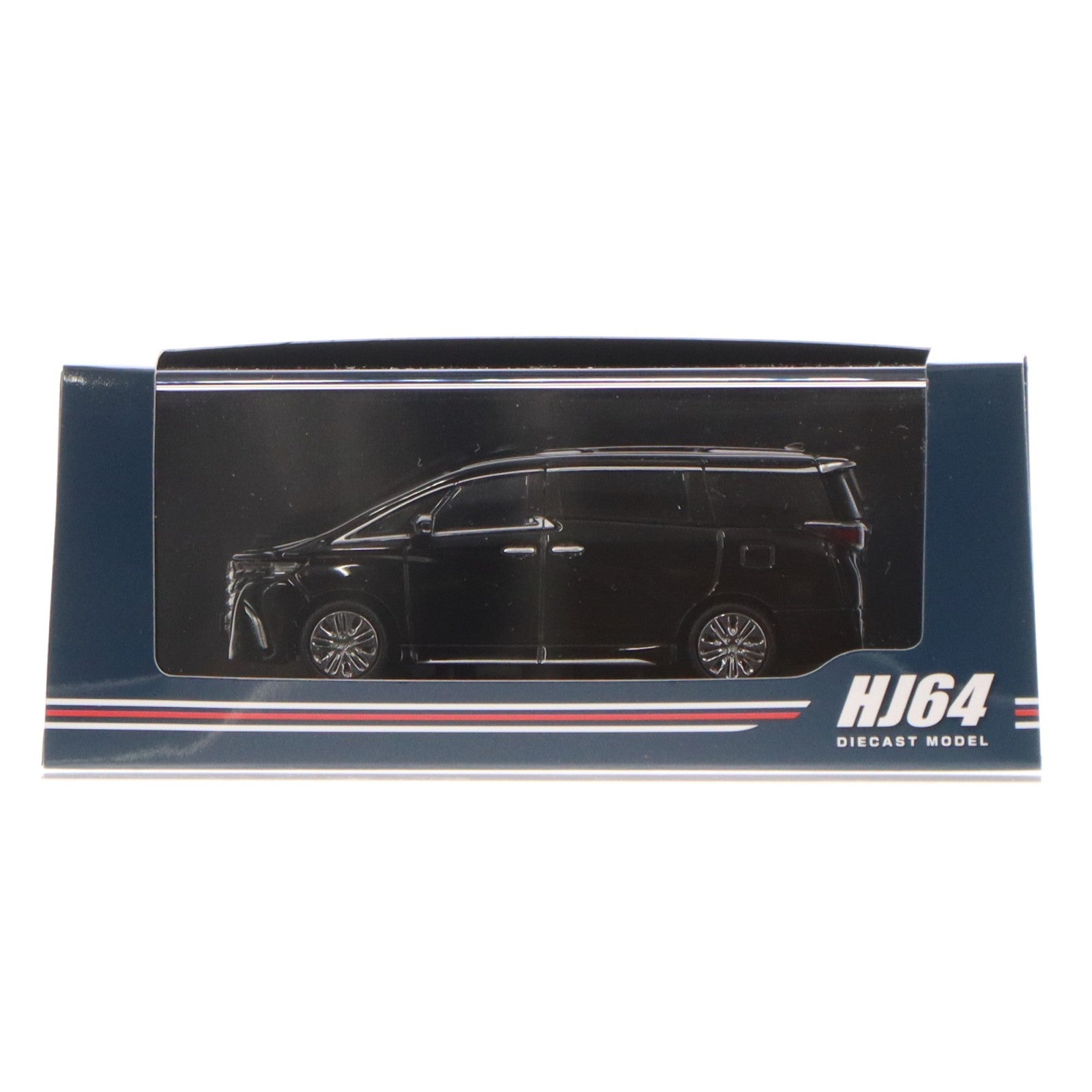 【中古即納】[MDL] 1/64 Toyota ALPHARD(トヨタ アルファード) Z ブラック 完成品 ミニカー(HJ641078BBK) ホビージャパン(20240831)