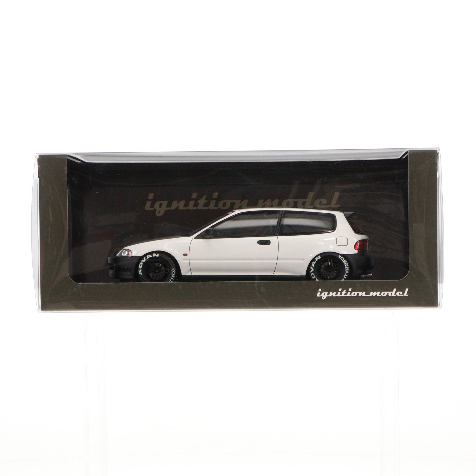 【中古即納】[MDL] 1/18 Honda CIVIC(シビック) EG6(ホワイト) 完成品 ミニカー(IG3042) ignition model(イグニッションモデル)(20231219)