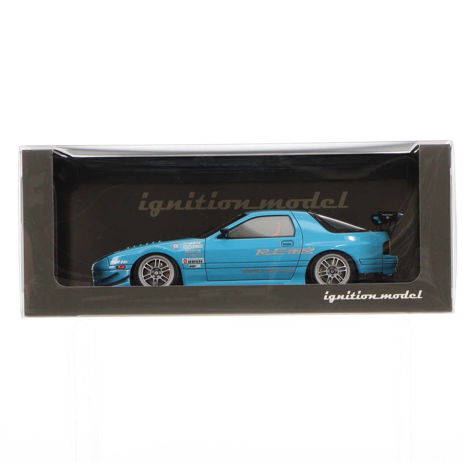 【中古即納】[MDL] 1/18 Mazda RX-7 FC3S RE Amemiya(ライトブルー) 完成品 ミニカー(IG1519) ignition model(イグニッションモデル)(20190831)