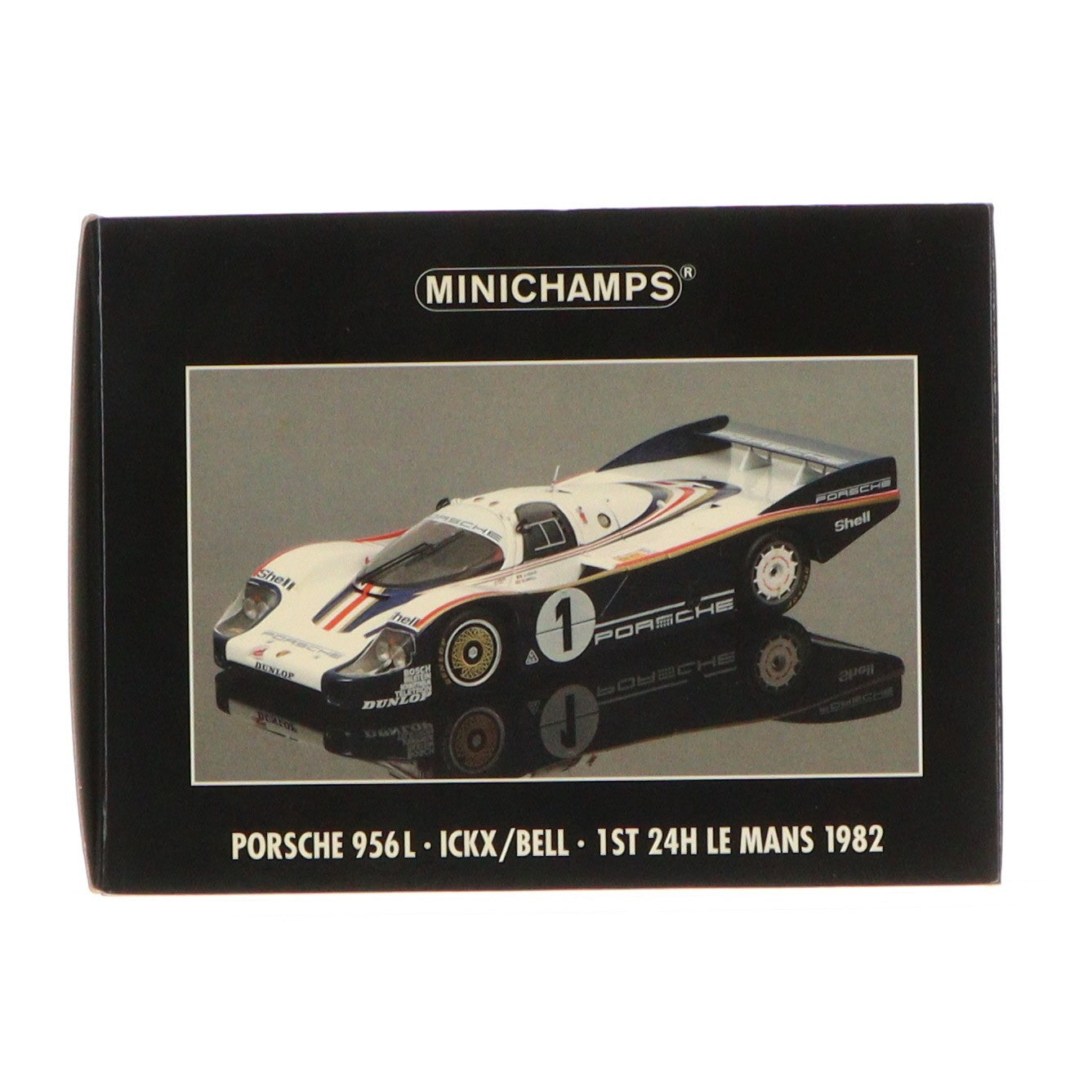 【中古即納】[MDL] 1/18 Porsche(ポルシェ) 956L 24h Le Mans 1982 Winners Shell #1(ホワイト×ネイビー) 完成品 ミニカー(180826901) MINICHAMPS(ミニチャンプス)(20070131)