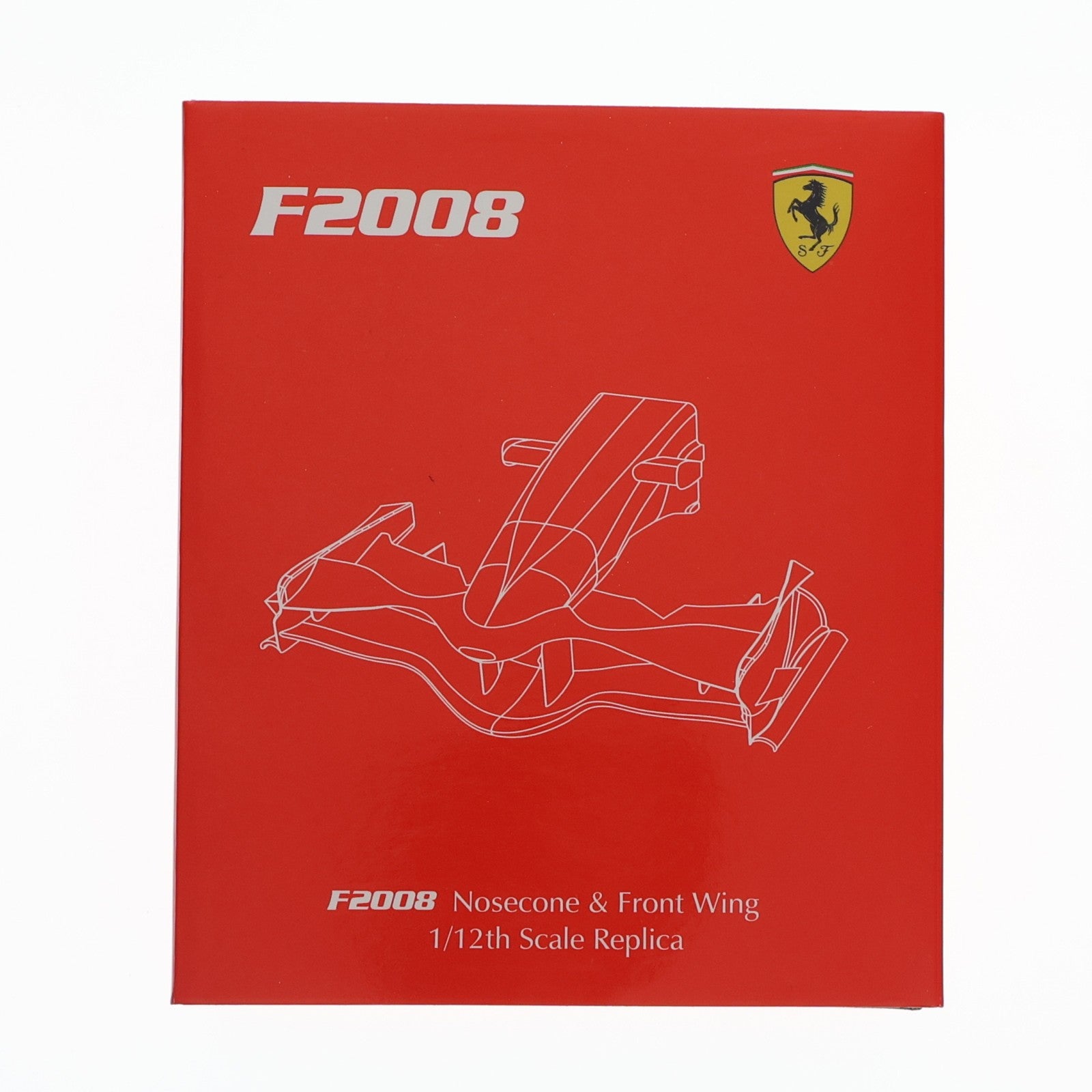 【中古即納】[MDL] 1/12 レプリカ Ferrari(フェラーリ) F2008 Nosecone & FrontWing(レッド) 完成品 ディスプレイモデル Amalgam Fine Modelcars(アマルガムファインモデルカーズ)(20081231)