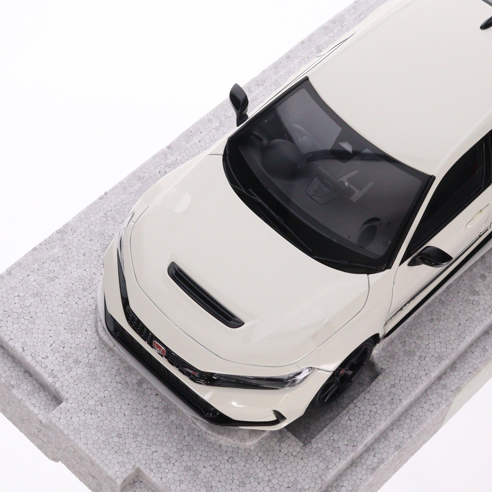 【中古即納】[MDL] 1/18 Honda Civic(シビック) TYPE R (FL5) HKS Livery(チャンピオンシップホワイト) 完成品 ミニカー(M85317) MOTORHELIX(モーターヘリックス)(20260226)