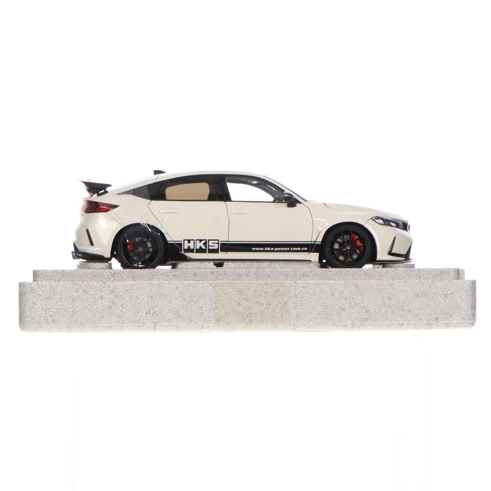 【中古即納】[MDL] 1/18 Honda Civic(シビック) TYPE R (FL5) HKS Livery(チャンピオンシップホワイト) 完成品 ミニカー(M85317) MOTORHELIX(モーターヘリックス)(20260226)