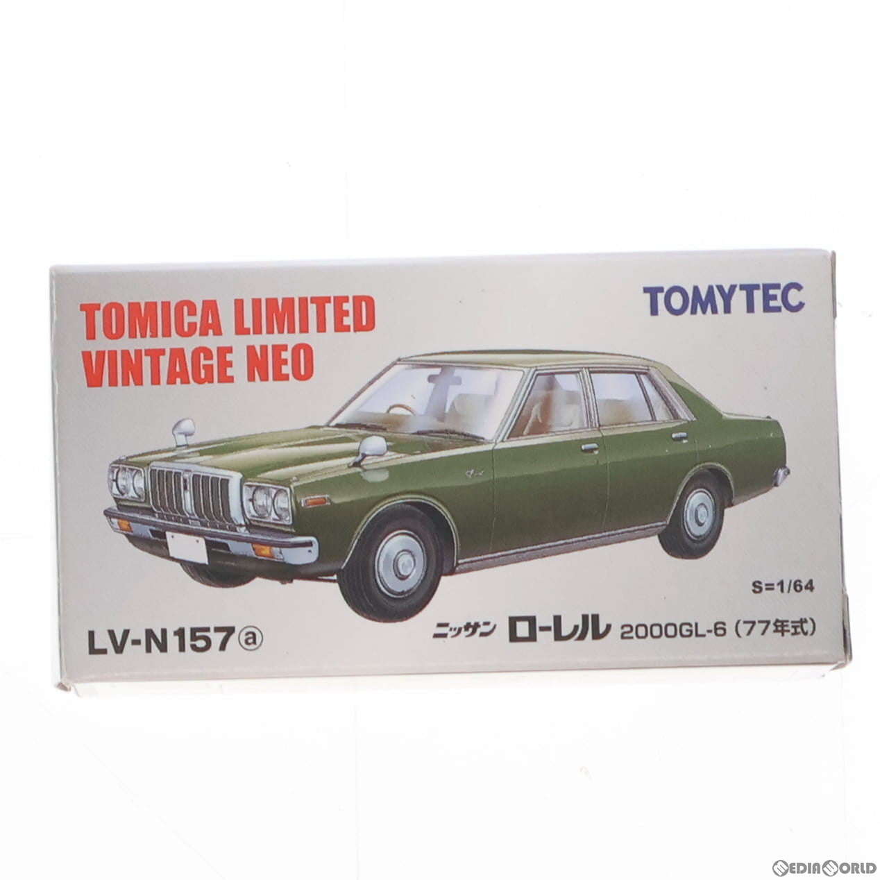 【中古即納】[MDL] トミカリミテッドヴィンテージ NEO 1/64 LV-N157a ローレル 2000GL-6(緑) 完成品 ミニカー TOMYTEC(トミーテック)(20171111)