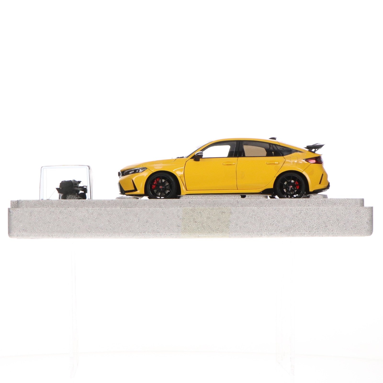 【中古即納】[MDL] 1/18 ホンダ Civic(シビック) Type R(FL5) Sunlight Yellow(サンライト イエロー) 完成品 ミニカー(M85306-18) MOTORHELIX(モーターヘリックス)(20250731)
