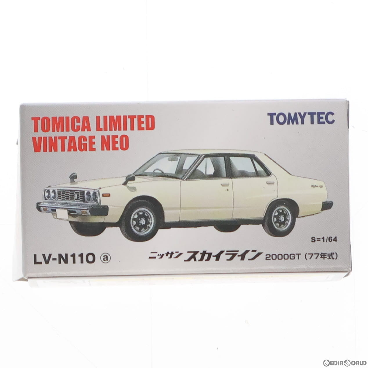 【中古即納】[MDL] トミカリミテッドヴィンテージ NEO 1/64 TLV-N110a 日産スカイライン 2000GT(ホワイト) 完成品 ミニカー(277644) TOMYTEC(トミーテック)(20151010)