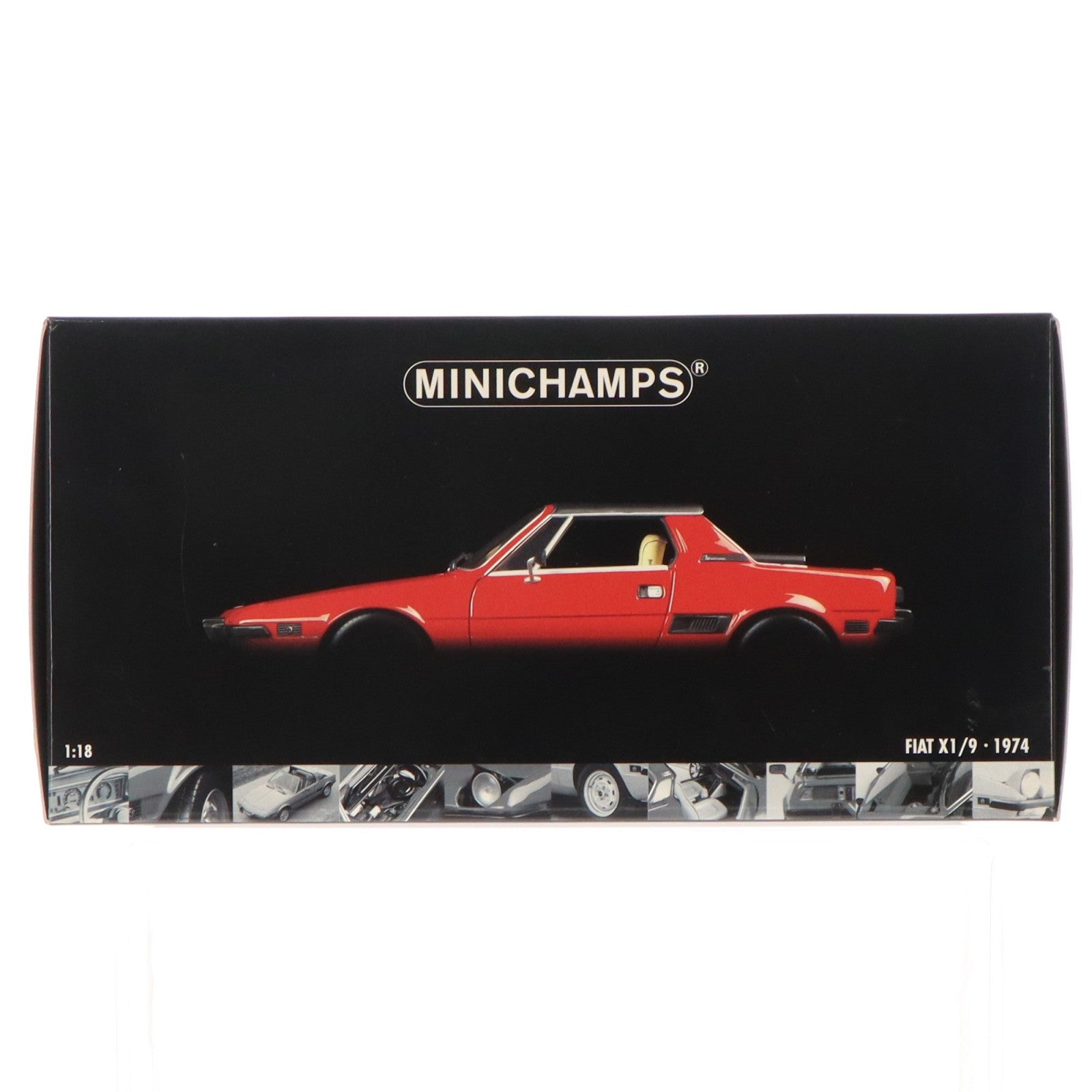 【中古即納】[MDL] 1/18 FIAT(フィアット) X1/9 1974(レッド) 完成品 ミニカー(100121660) MINICHAMPS(ミニチャンプス)(19991231)