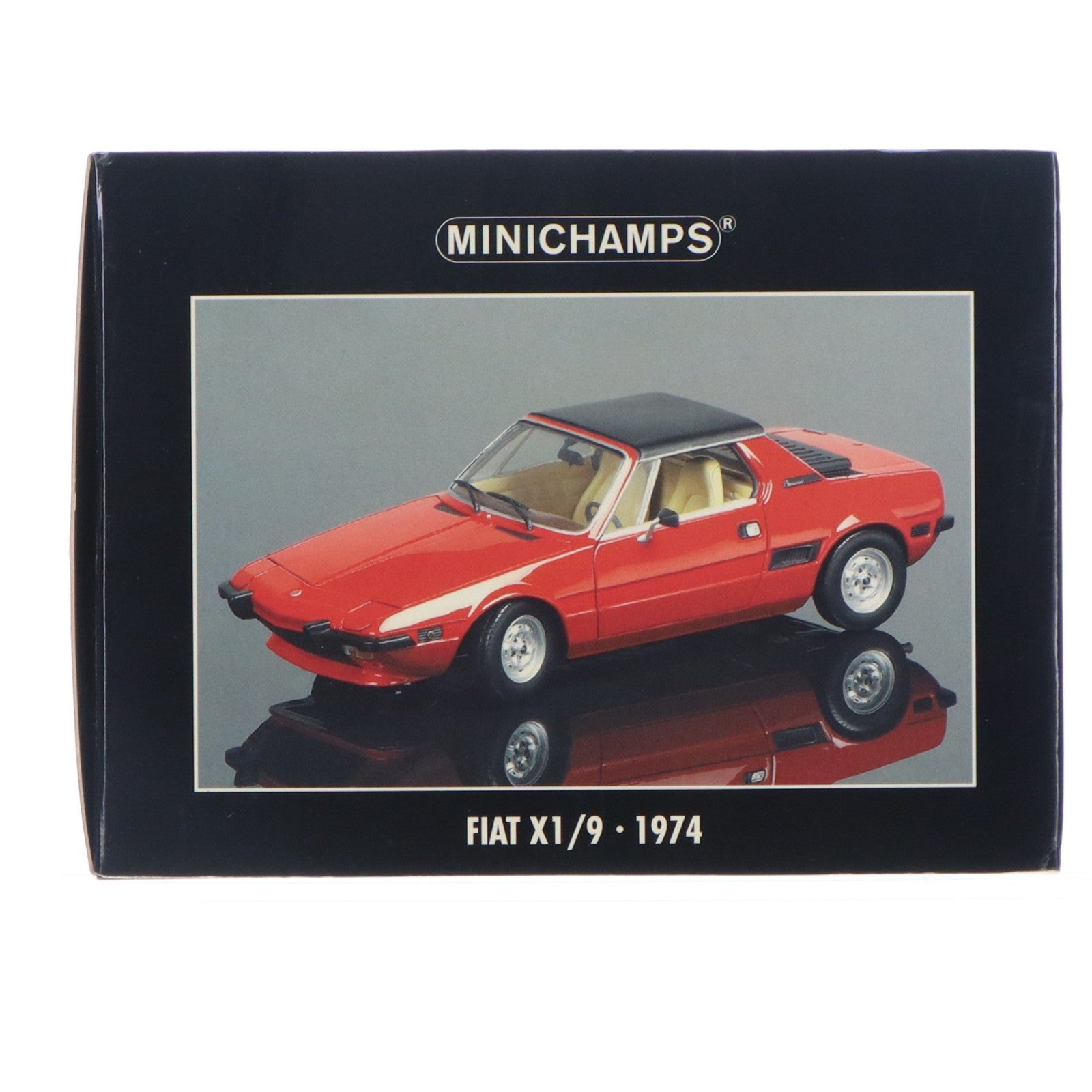 【中古即納】[MDL] 1/18 FIAT(フィアット) X1/9 1974(レッド) 完成品 ミニカー(100121660) MINICHAMPS(ミニチャンプス)(19991231)