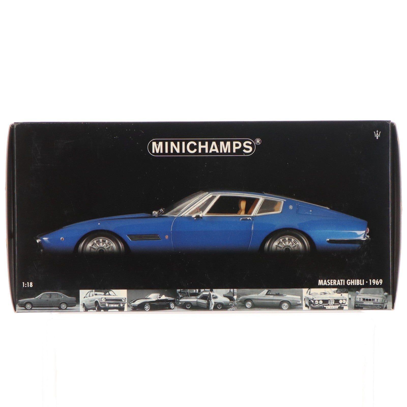 【中古即納】[MDL] 1/18 Maserati Ghibli Coupe(マセラティ ギブリ クーペ) 1969(ブルーメタリック) 完成品 ミニカー(100123320) MINICHAMPS(ミニチャンプス)(19991231)
