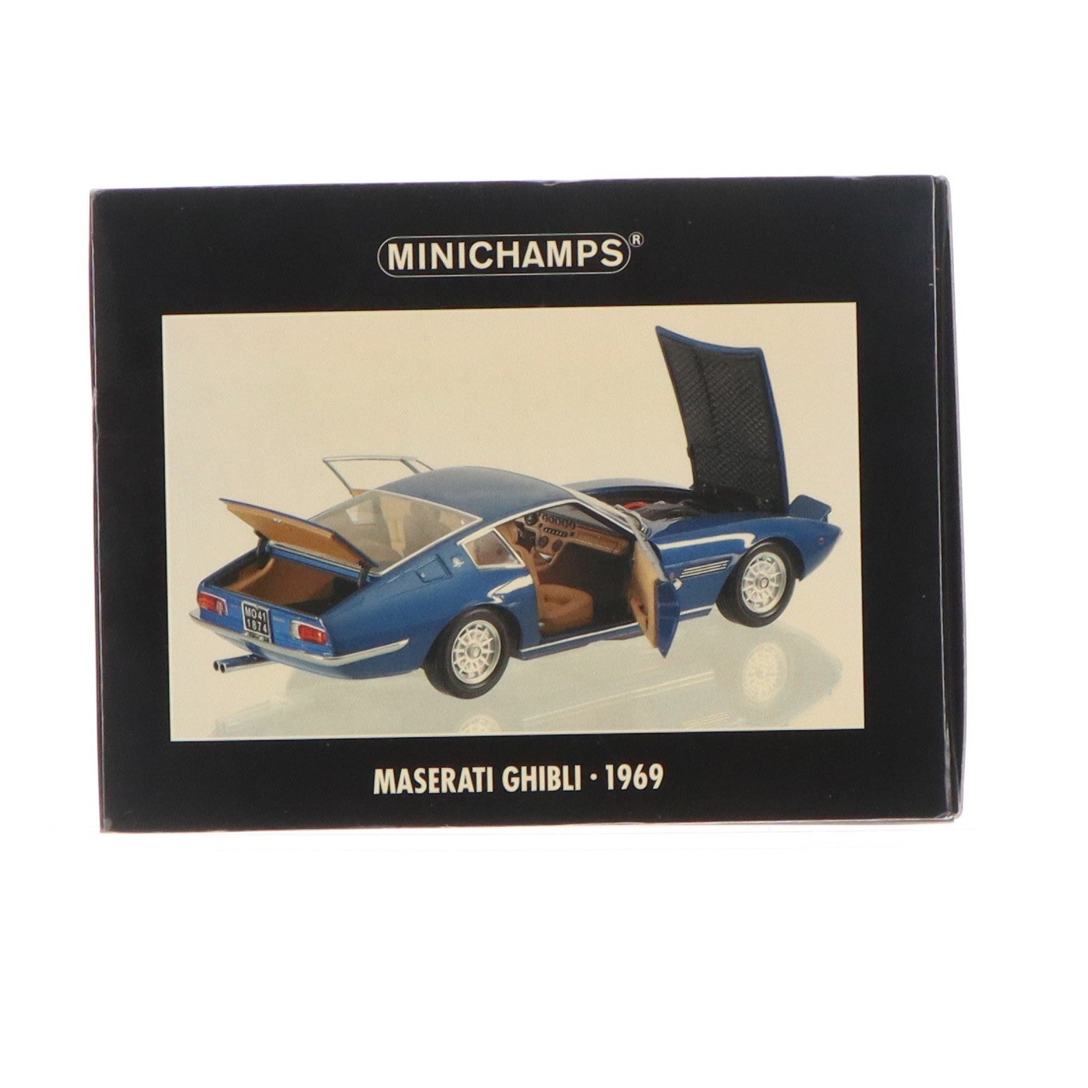 【中古即納】[MDL] 1/18 Maserati Ghibli Coupe(マセラティ ギブリ クーペ) 1969(ブルーメタリック) 完成品 ミニカー(100123320) MINICHAMPS(ミニチャンプス)(19991231)