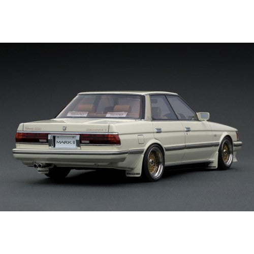 【中古即納】[MDL] 1/18 Toyota MarkII Grande Limited(GX71) Pearl White 完成品 ミニカー(IG3822) ignition model(イグニッションモデル)(20251021)