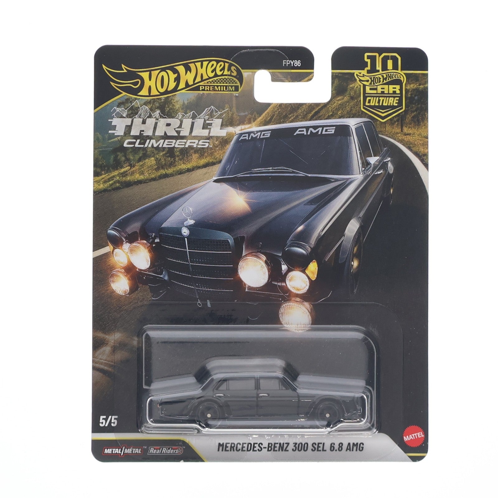 【中古即納】[MDL] Hot Wheels(ホットウィール) カーカルチャー スリル クライマーズ 1/64 メルセデス・ベンツ 300 SEL 6.8 AMG 完成品 ミニカー(JKF20-9866) マテル(20260411)