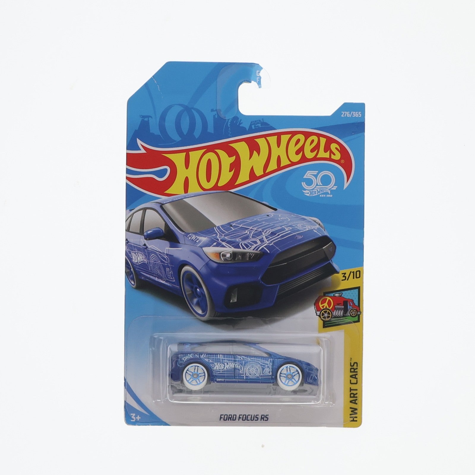 【中古即納】[MDL] Hot Wheels(ホットウィール) HW ART CARS FORD FOCUS RS 完成品 ミニカー マテル(20171231)