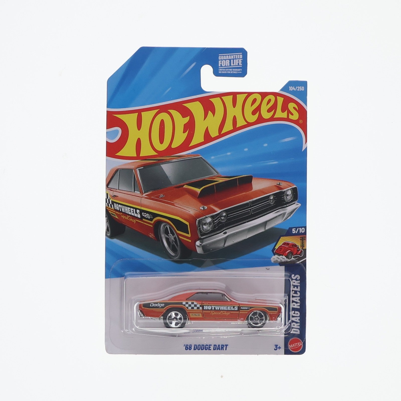 【中古即納】[MDL] Hot Wheels(ホットウィール) DRAG RACERS '68 DODGE DART 完成品 ミニカー マテル(20251231)