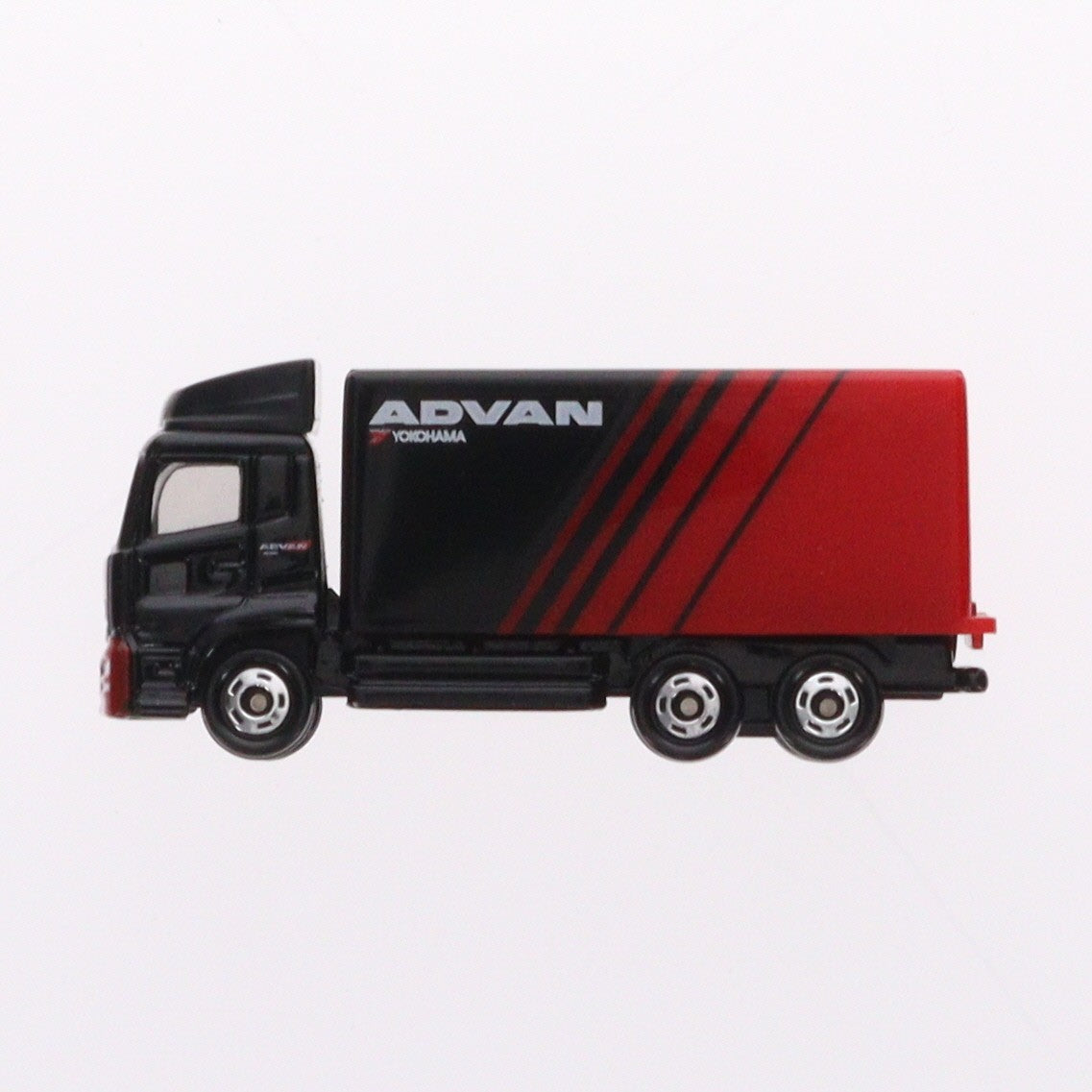 【中古即納】[MDL] トミカくじXII お仕事大図鑑 日産 ディーゼル クオン ADVAN仕様車(ブラック×レッド) 完成品 ミニカー プライズ タカラトミー(19991231)