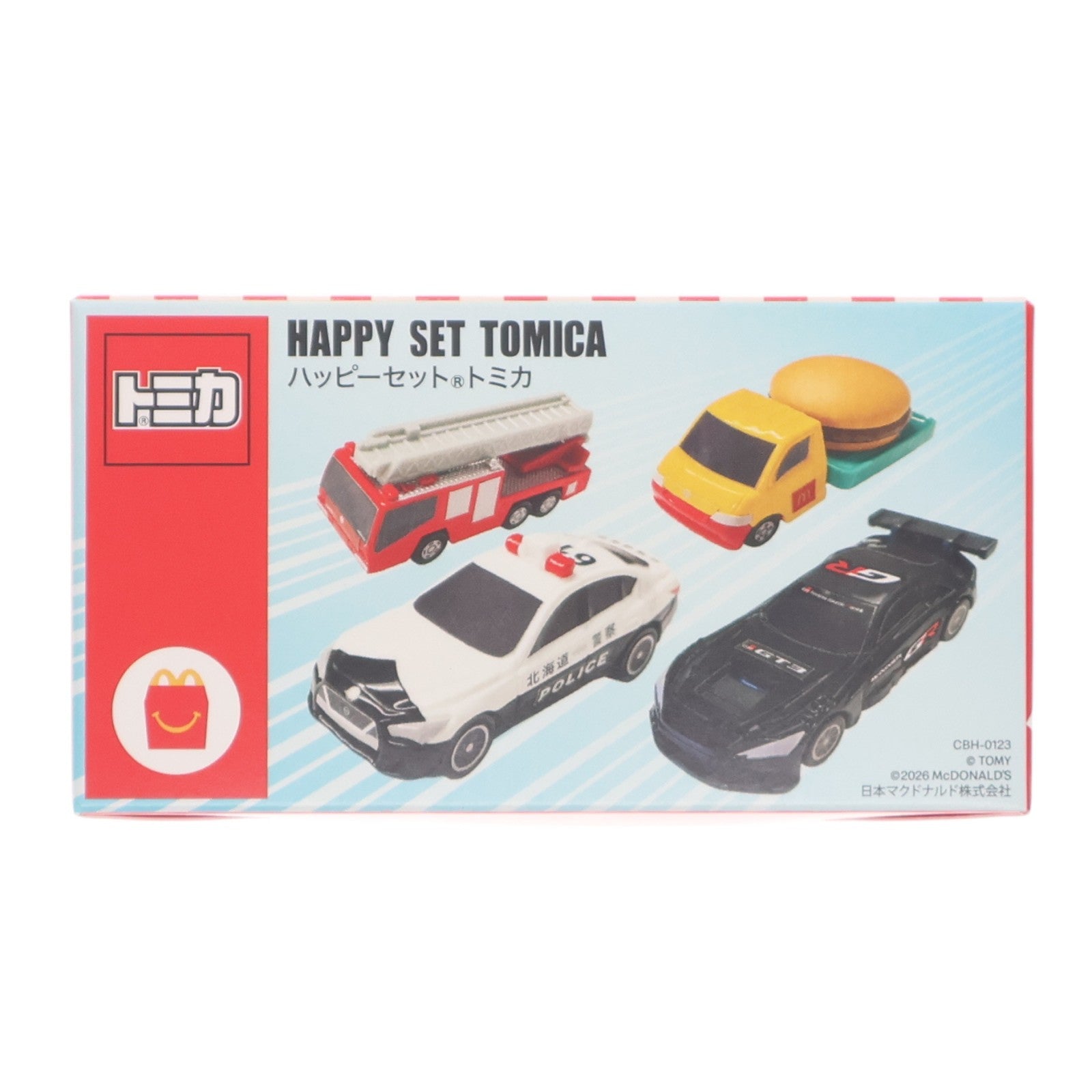 【中古即納】[MDL] ハッピーセット トミカ 第1弾 日野はしご付消防車(モリタ・スーパージャイロラダー) 完成品 ミニカー マクドナルド(20260410)