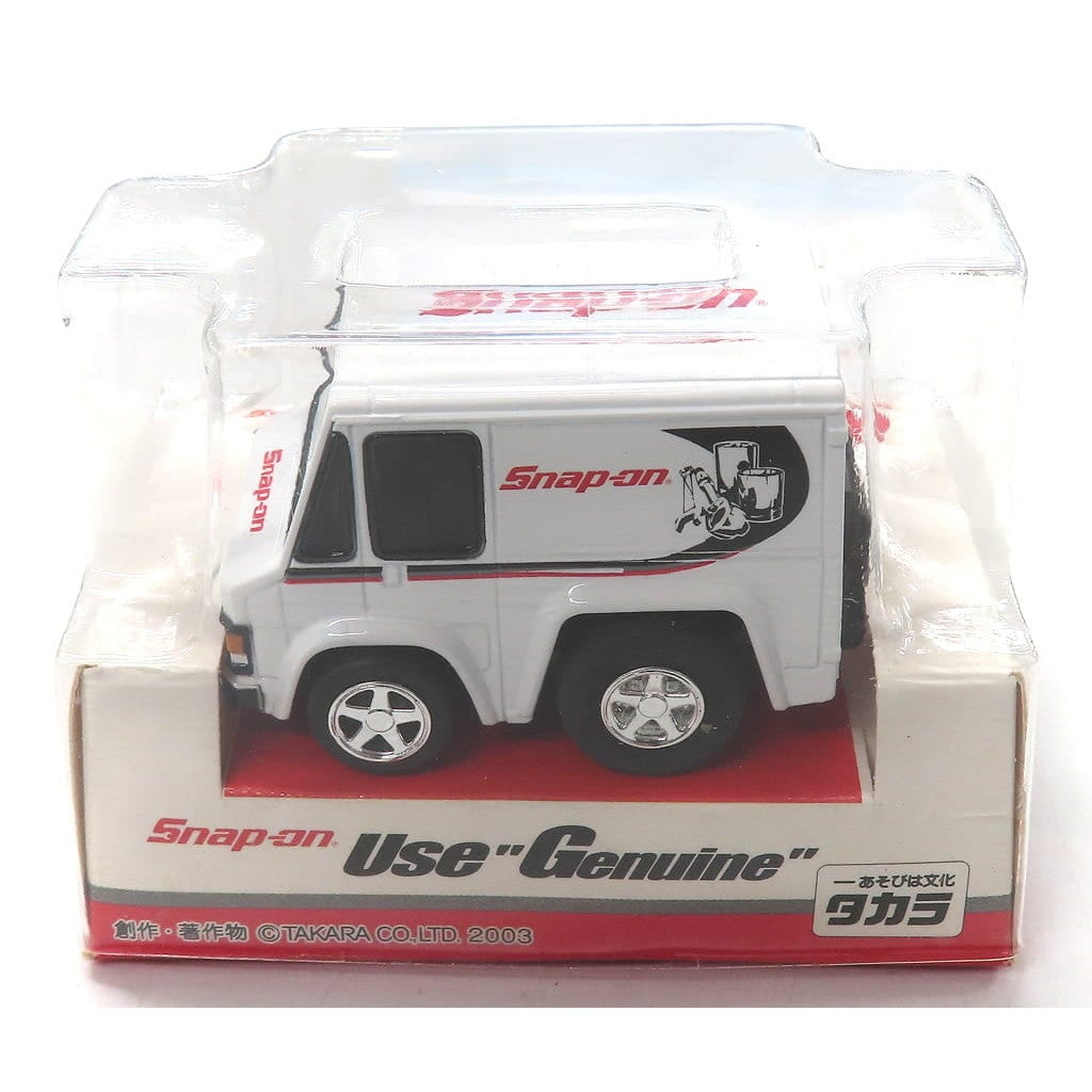 【中古即納】[MDL] チョロQ Snap-on Use 『Genuine』(ホワイト×ブラック×レッド) 完成品 ミニカー(QVANC03) タカラ(20031231)