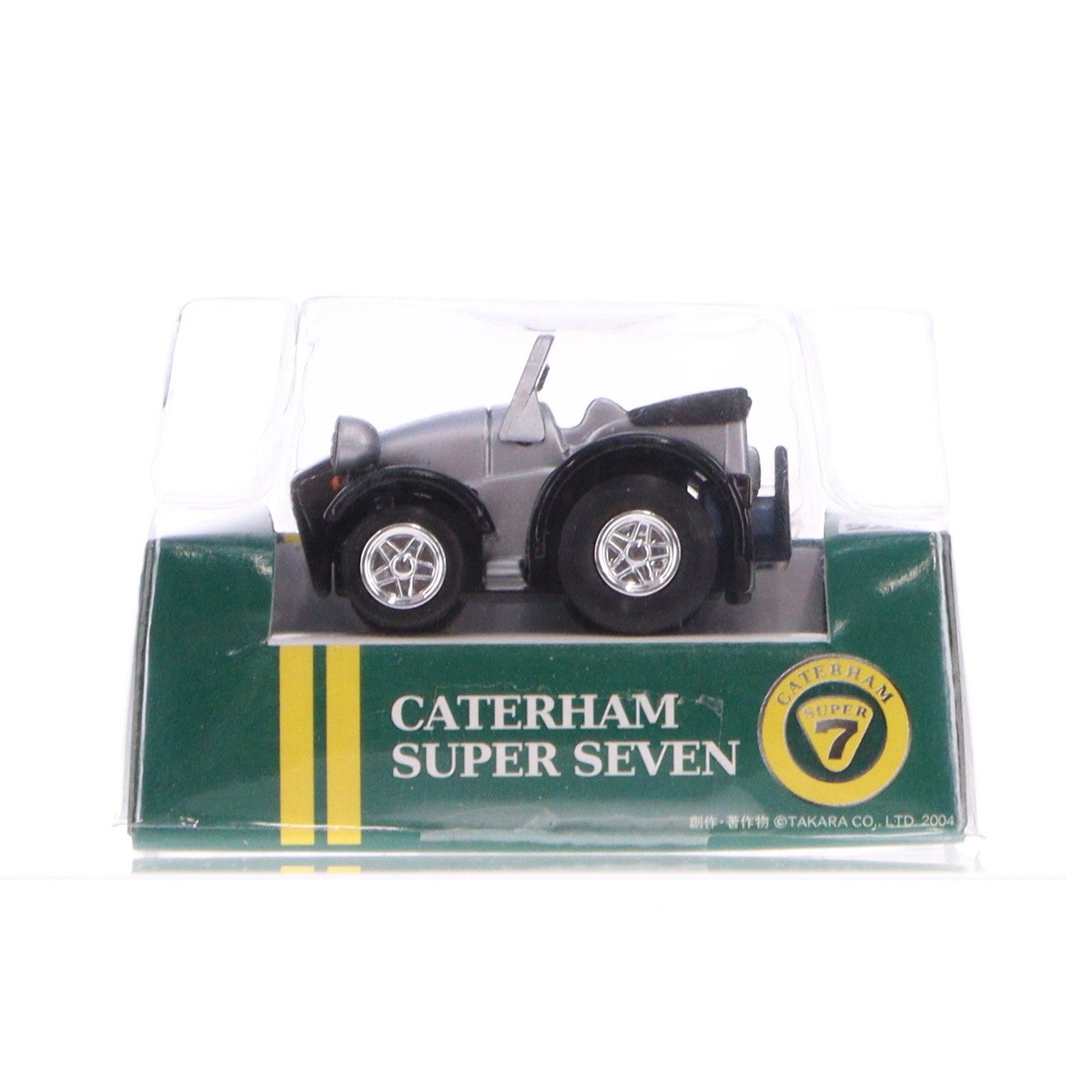 【中古即納】[MDL] チョロQ CATERHAM SUPER SEVEN(ケータハム スーパーセブン)(ブラック×シルバー) 完成品 ミニカー タカラ(20041231)