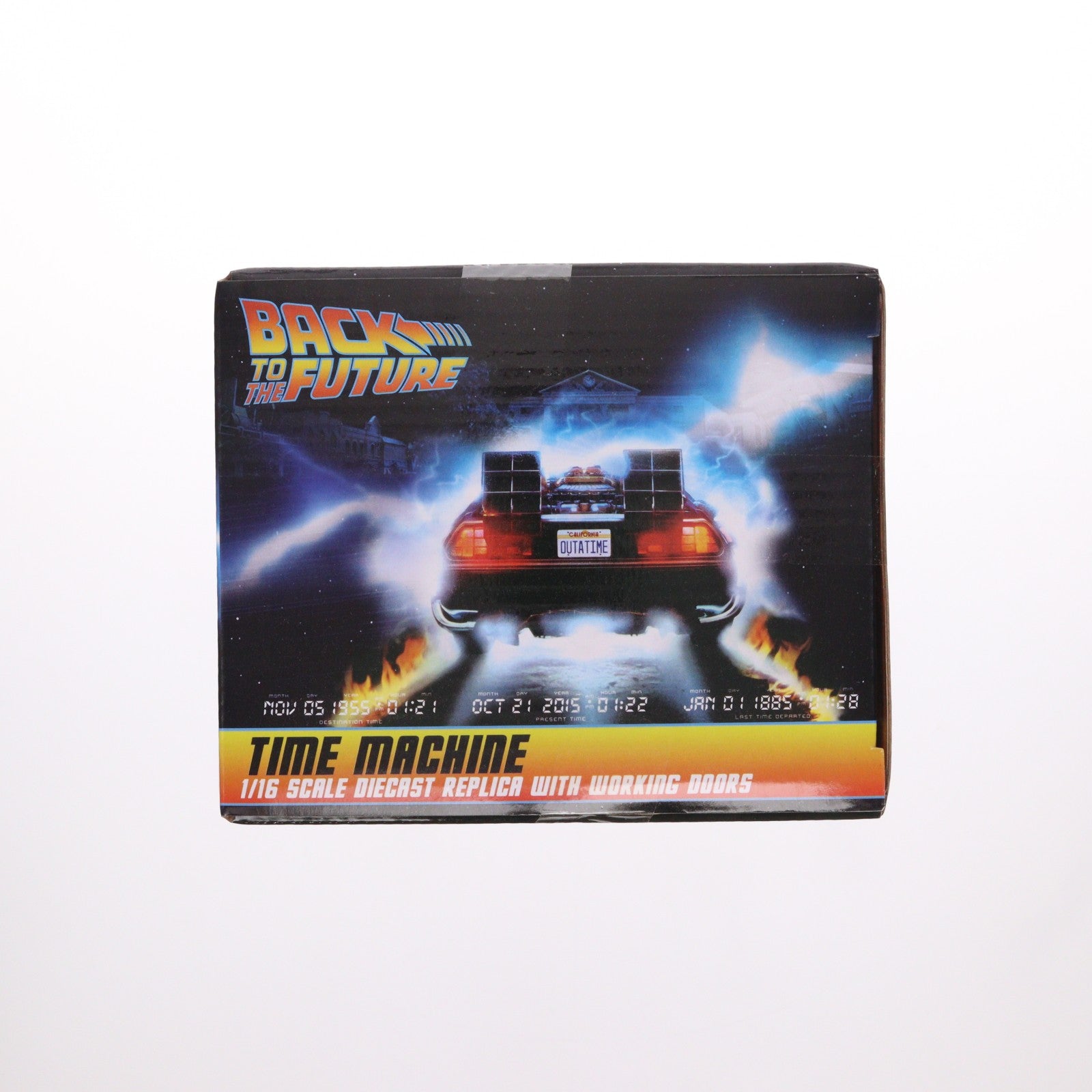 【中古即納】[MDL] 1/16 TIME MACHINE(タイムマシーン)(グレー) バック・トゥ・ザ・フューチャー 完成品 ミニカー(93N052920) ネカ(20201031)