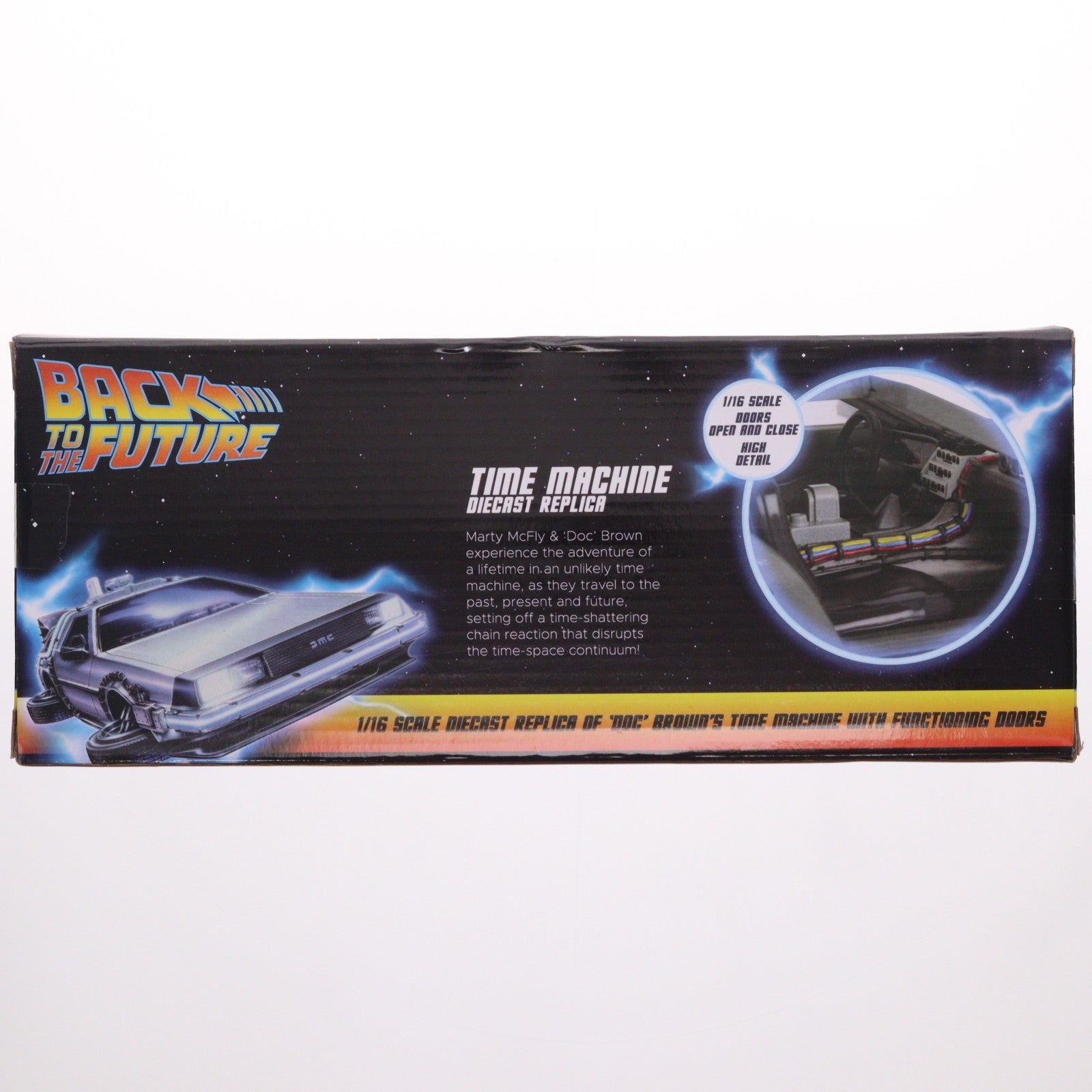 【中古即納】[MDL] 1/16 TIME MACHINE(タイムマシーン)(グレー) バック・トゥ・ザ・フューチャー 完成品 ミニカー(93N052920) ネカ(20201031)