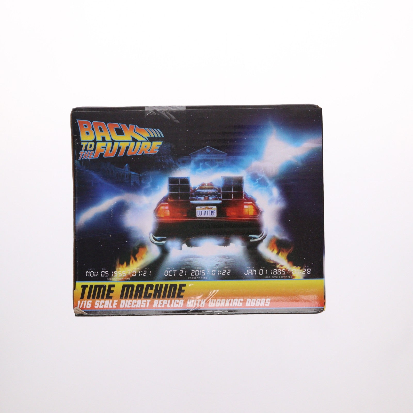 【中古即納】[MDL] 1/16 TIME MACHINE(タイムマシーン)(グレー) バック・トゥ・ザ・フューチャー 完成品 ミニカー(93N052920) ネカ(20201031)