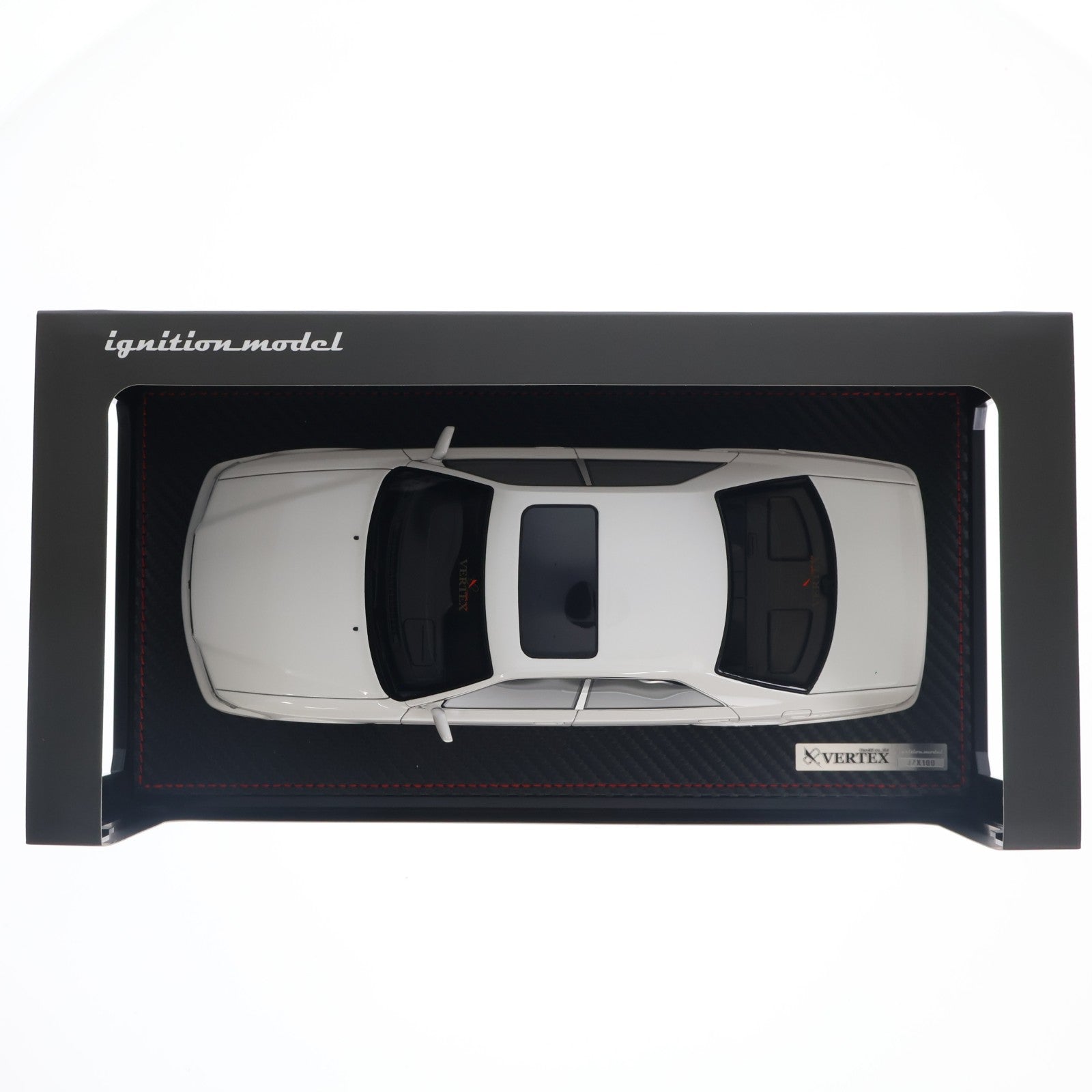 【中古即納】[MDL] (再販) 1/18 VERTEX(ヴァーテックス) JZX100 Chaser(チェイサー) Pearl White(パールホワイト) With Engine 完成品 ミニカー(IG3313) ignition model(イグニッションモデル)(20250331)