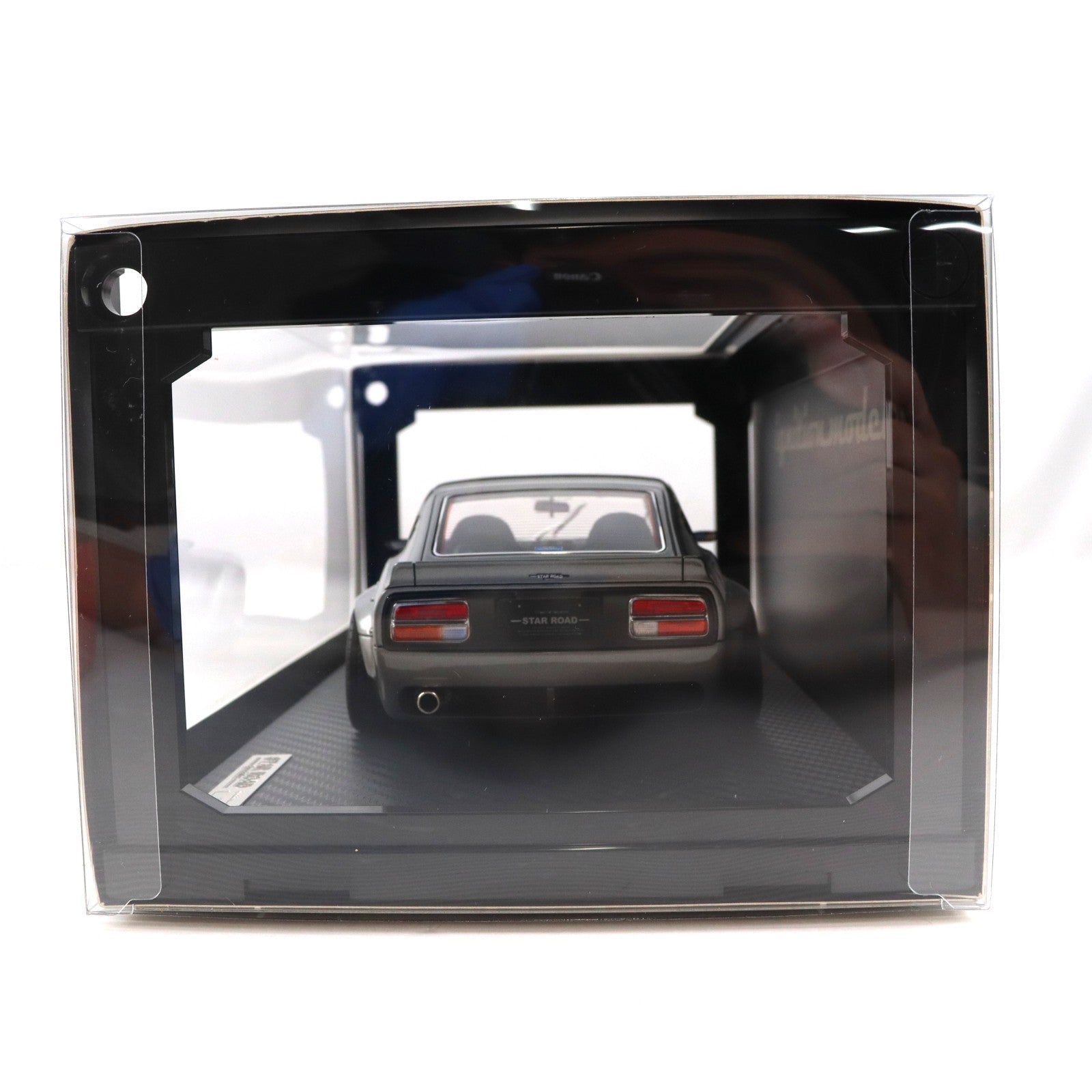 【中古即納】[MDL] 1/18 Nissan Fairlady Z(フェアレディZ)(S30) STAR ROAD(ガンメタリック) 完成品 ミニカー(IG3112) ignition model(イグニッションモデル)(20240823)