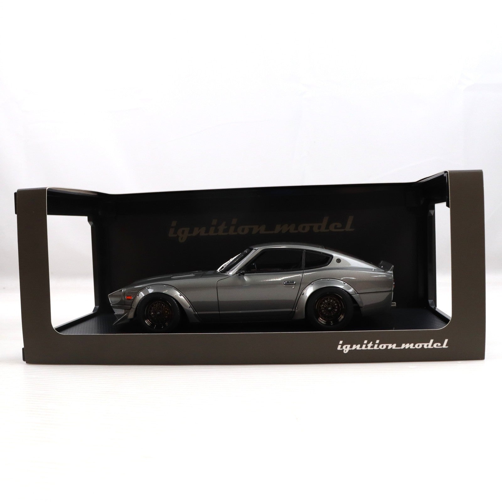 【中古即納】[MDL] 1/18 Nissan Fairlady Z(フェアレディZ)(S30) STAR ROAD(ガンメタリック) 完成品 ミニカー(IG3112) ignition model(イグニッションモデル)(20240823)
