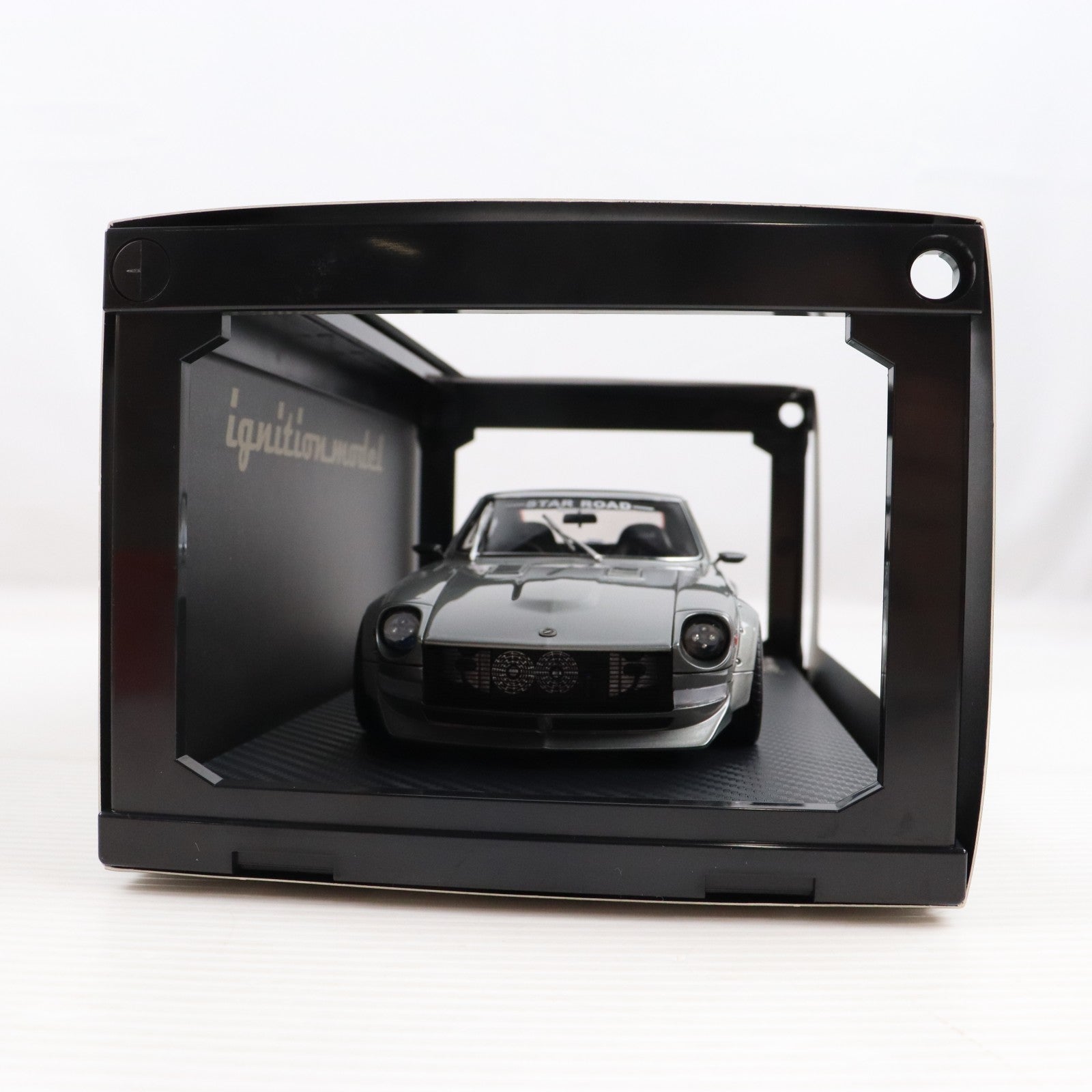 【中古即納】[MDL] 1/18 Nissan Fairlady Z(フェアレディZ)(S30) STAR ROAD(ガンメタリック) 完成品 ミニカー(IG3112) ignition model(イグニッションモデル)(20240823)