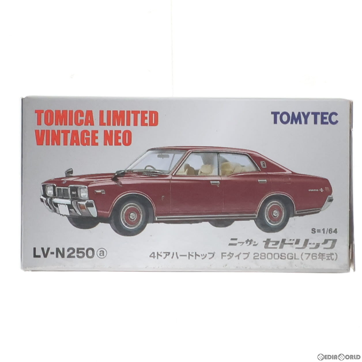 【中古即納】[MDL] トミカリミテッドヴィンテージ NEO 1/64 LV-N250a 日産セドリック 4ドアHT 2800SGL(マルーン) 完成品 ミニカー(315438) TOMYTEC(トミーテック)(20211211)